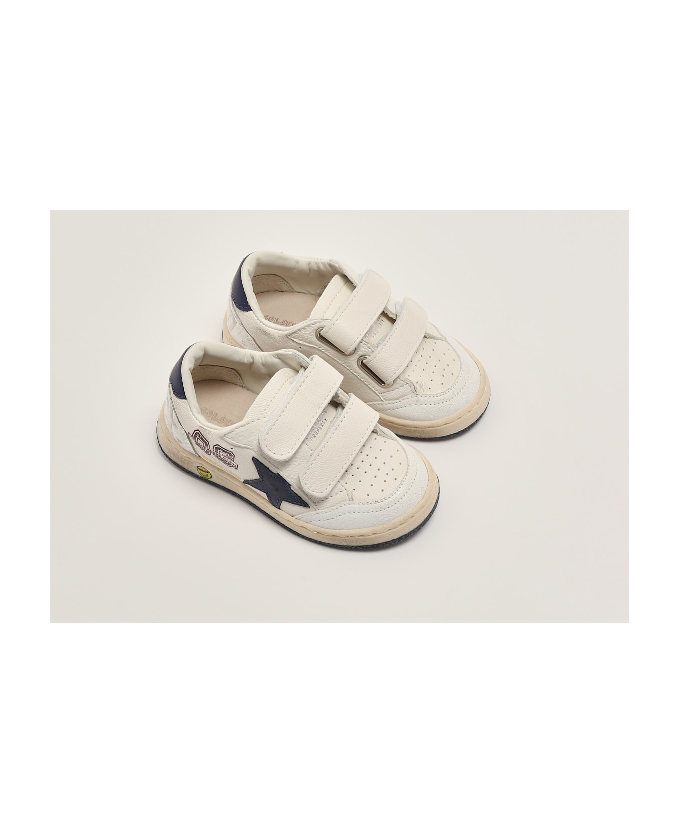 Golden Goose Ballstar Strap Sneaker - BIANCO-BLU