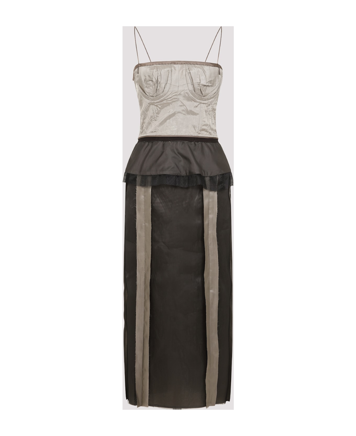Maison Margiela Silk Midi Dress - Stone Moon Rock