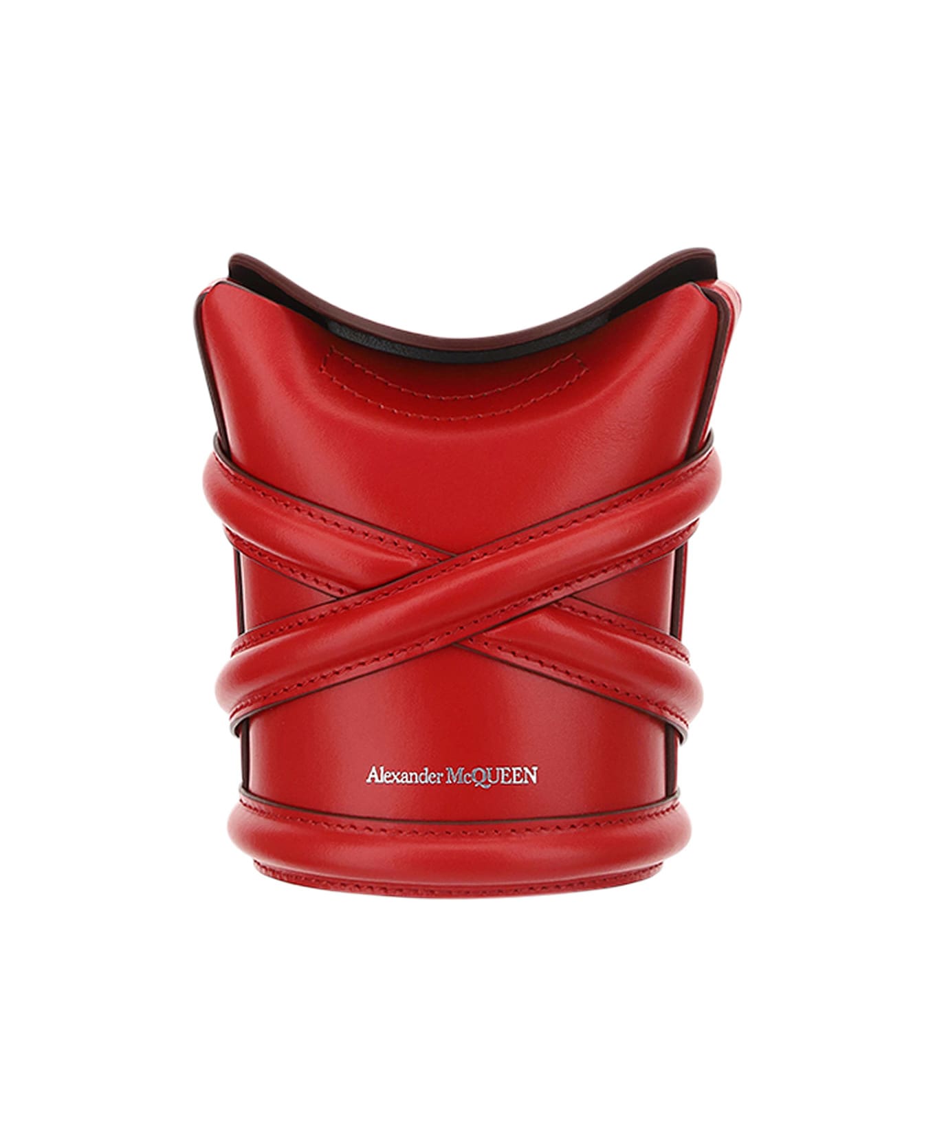 Alexander McQueen The Curve Shoulder Bag - Rosso