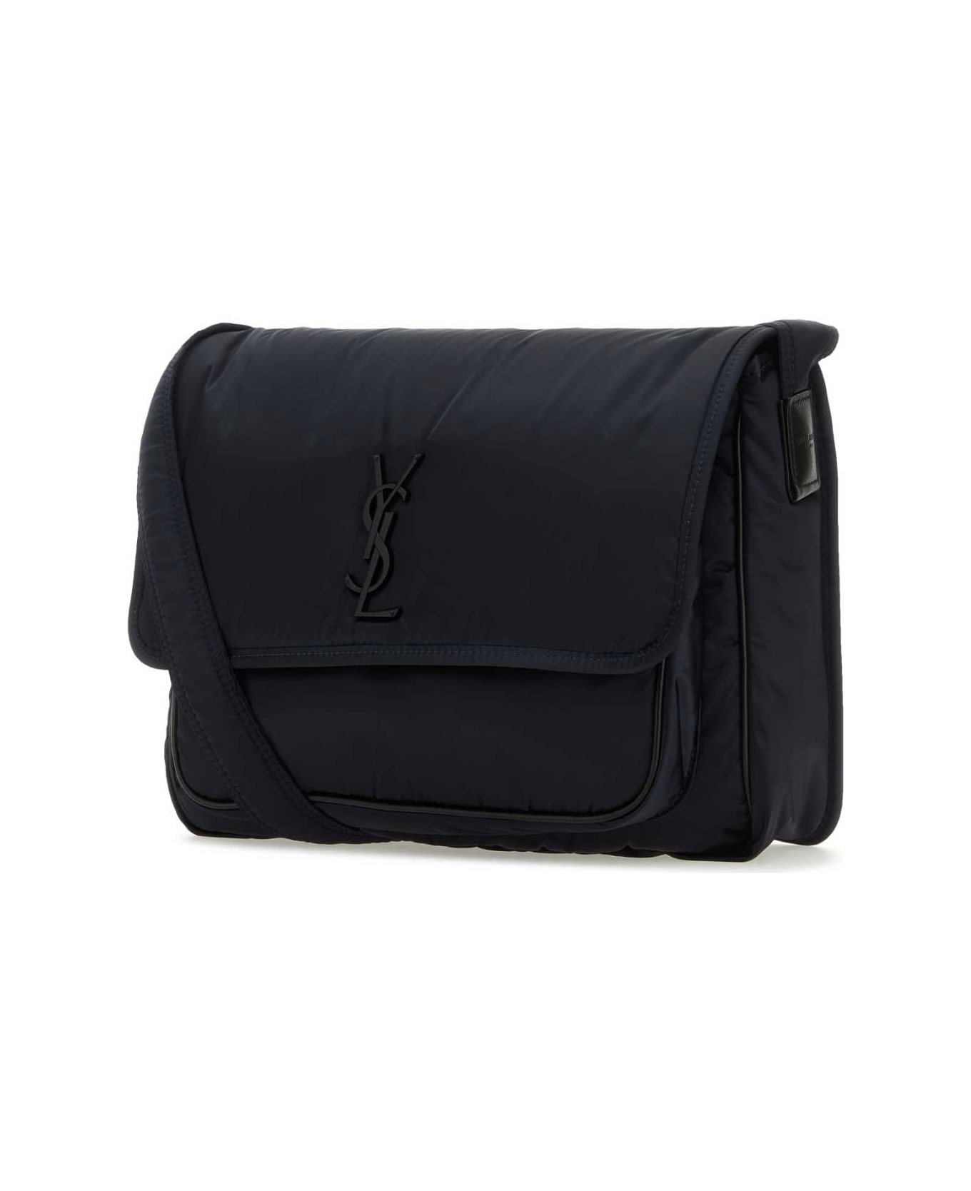 Saint Laurent Dark Blue Nylon Niki Crossbody Bag - DKBLUEBERRYNERO