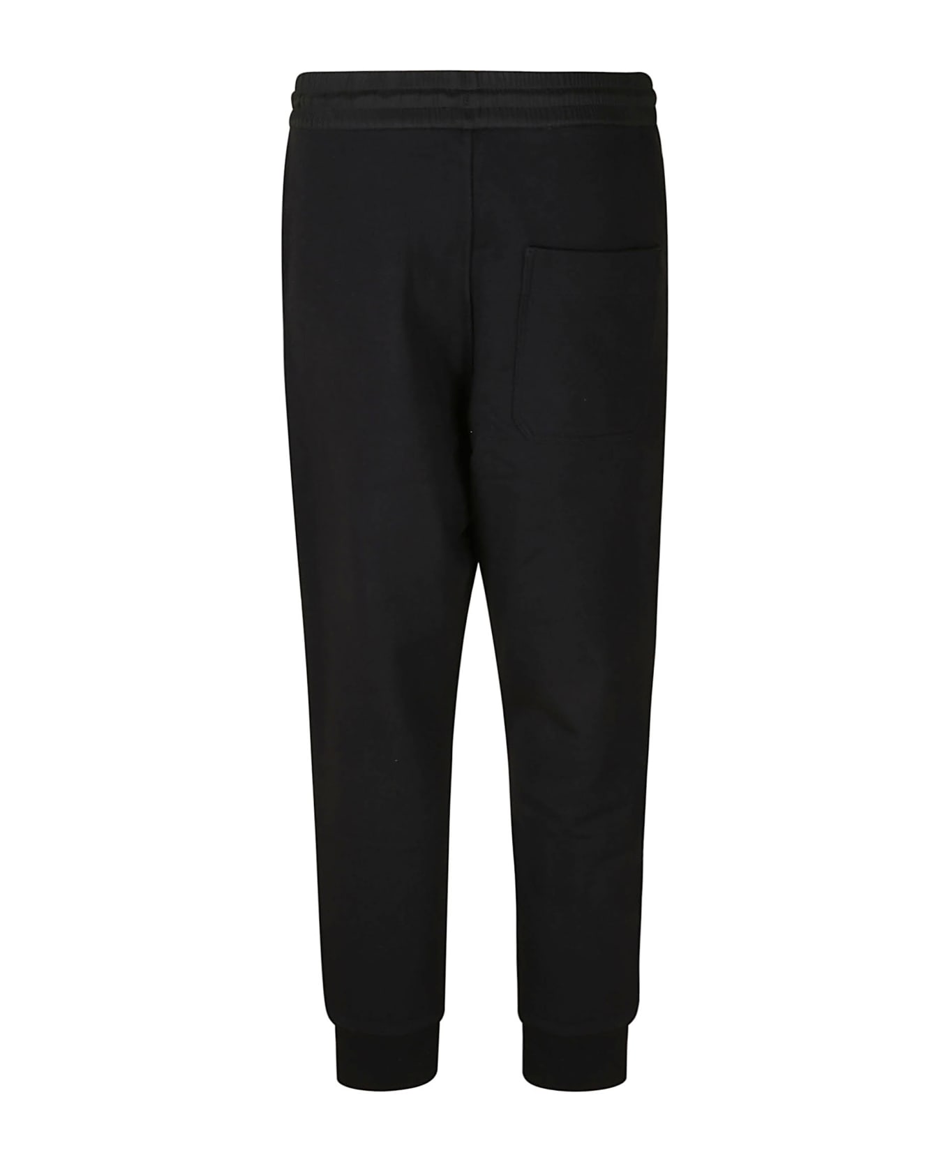Y-3 Drawstring Waist Plain Track Pants - Black