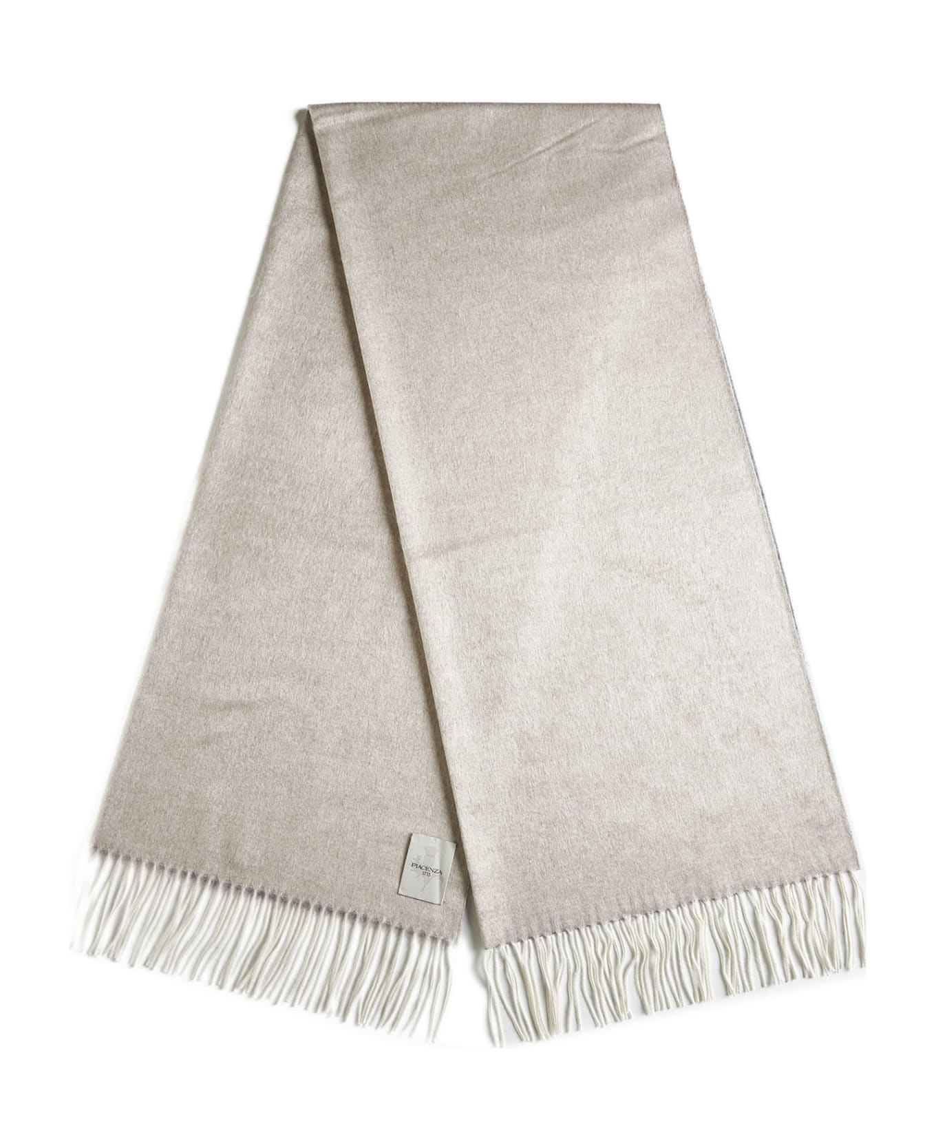 Piacenza Cashmere Scarf - Beige / grey スカーフ