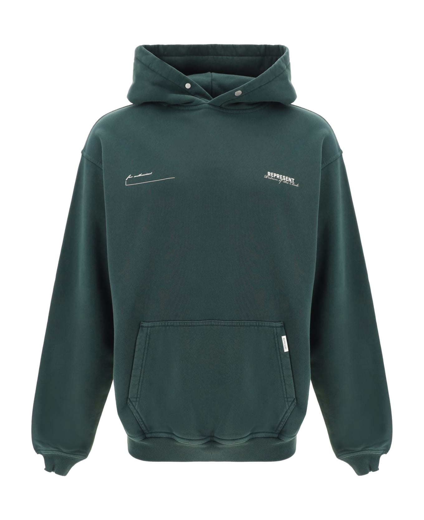REPRESENT Hoodie - Forest Green