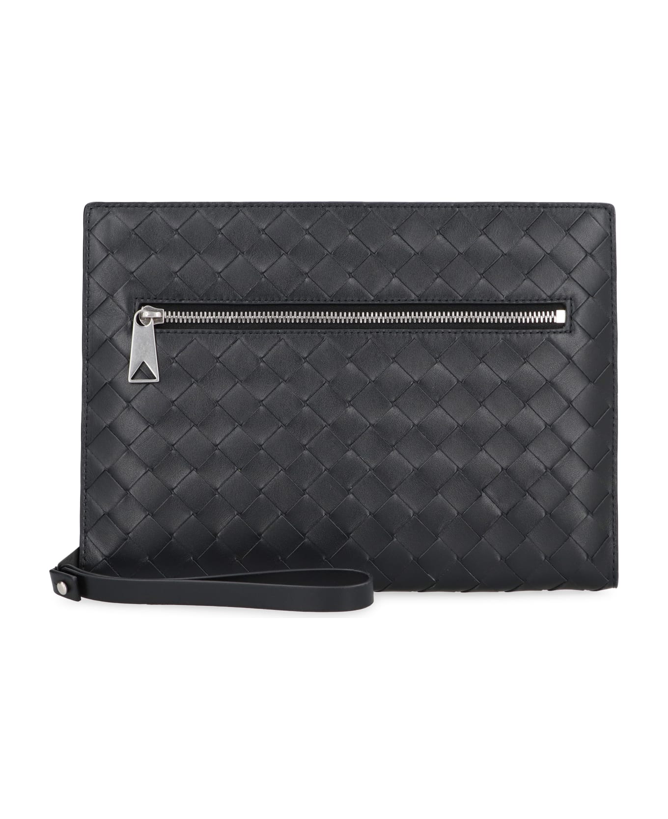 Bottega Veneta Intrecciato Vn Document Case - black