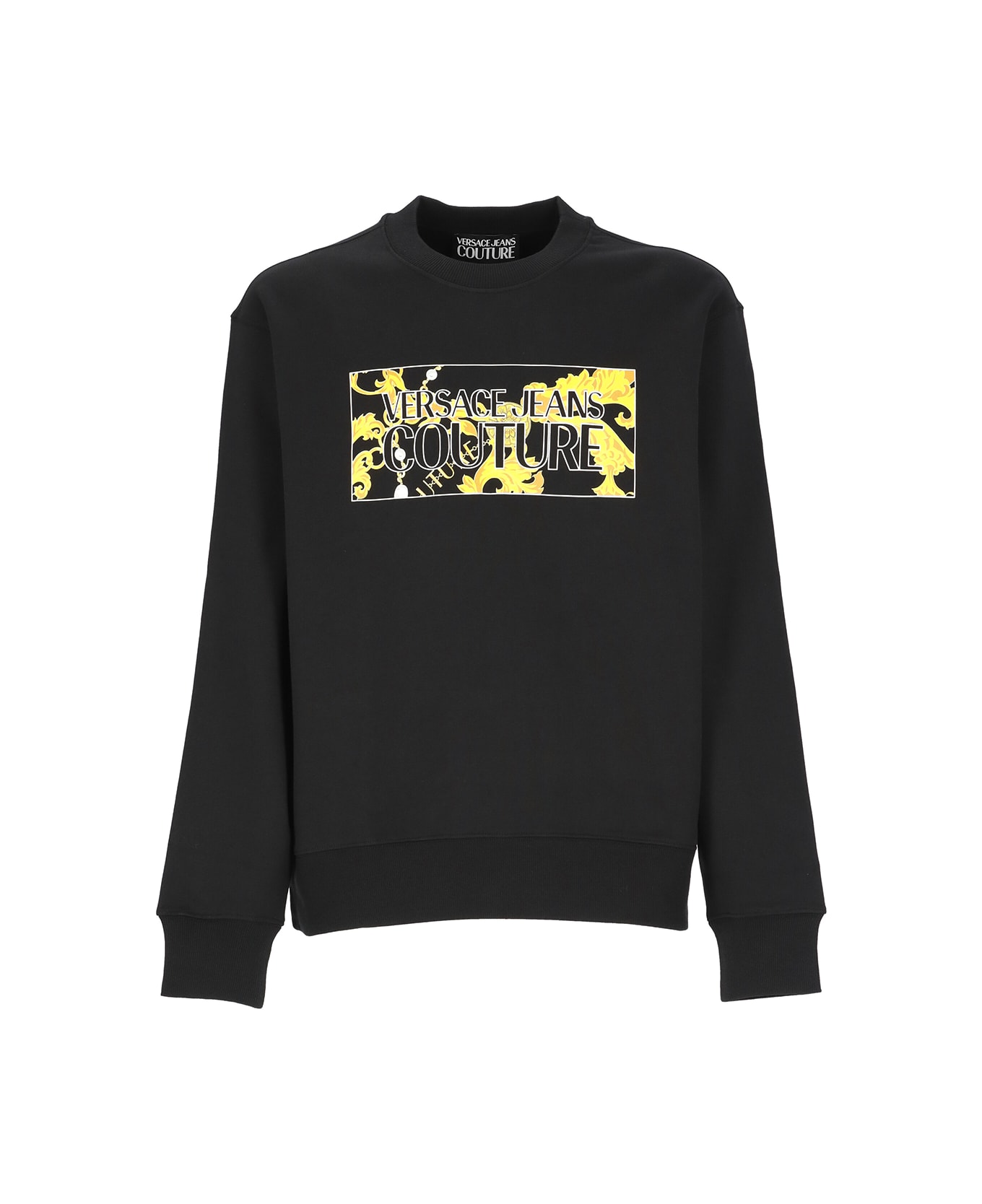 Versace Jeans Couture Versace Chain Couture Sweatshirt - Black フリース