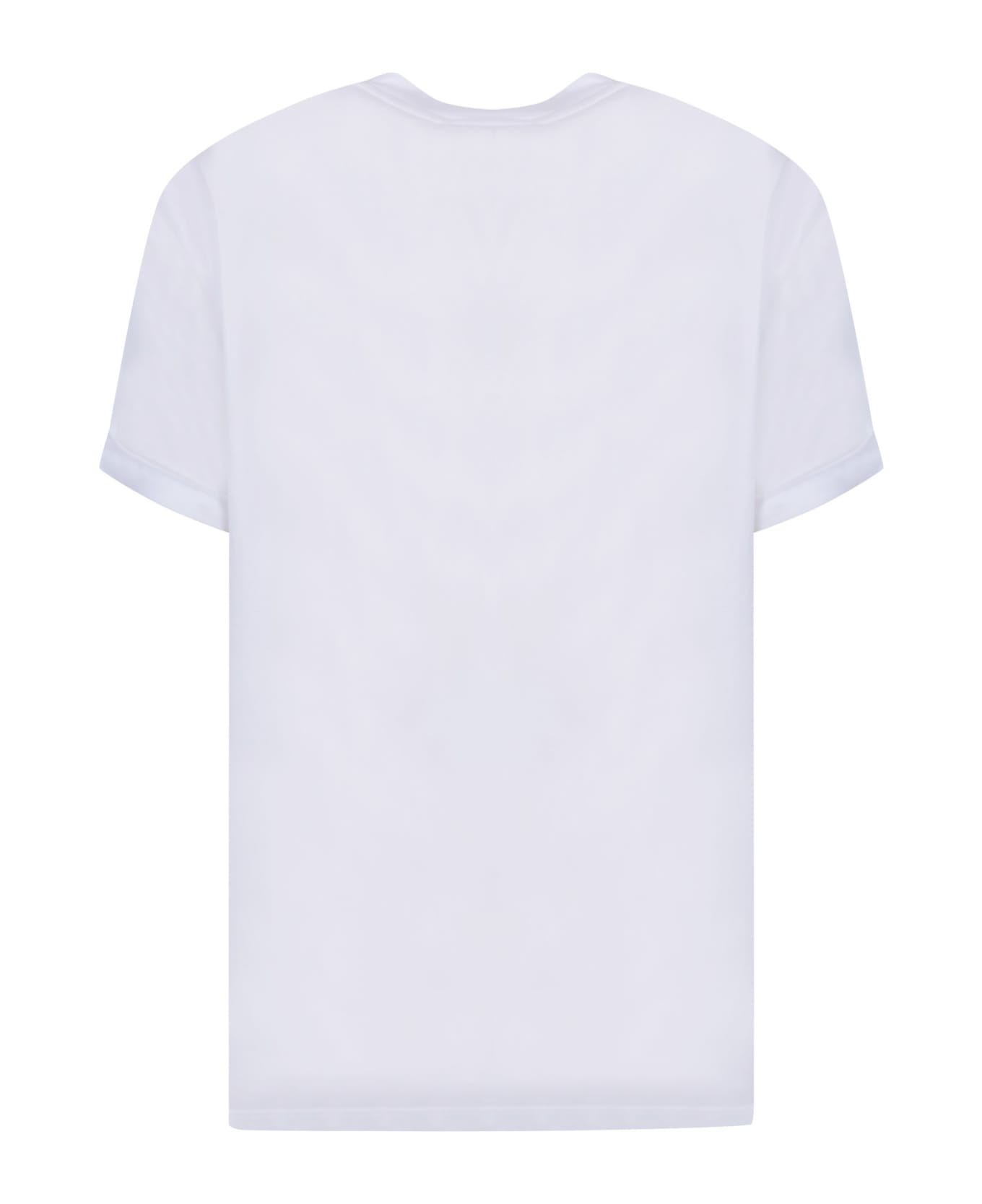 Stella McCartney Chest Embroidery White T-shirt - White