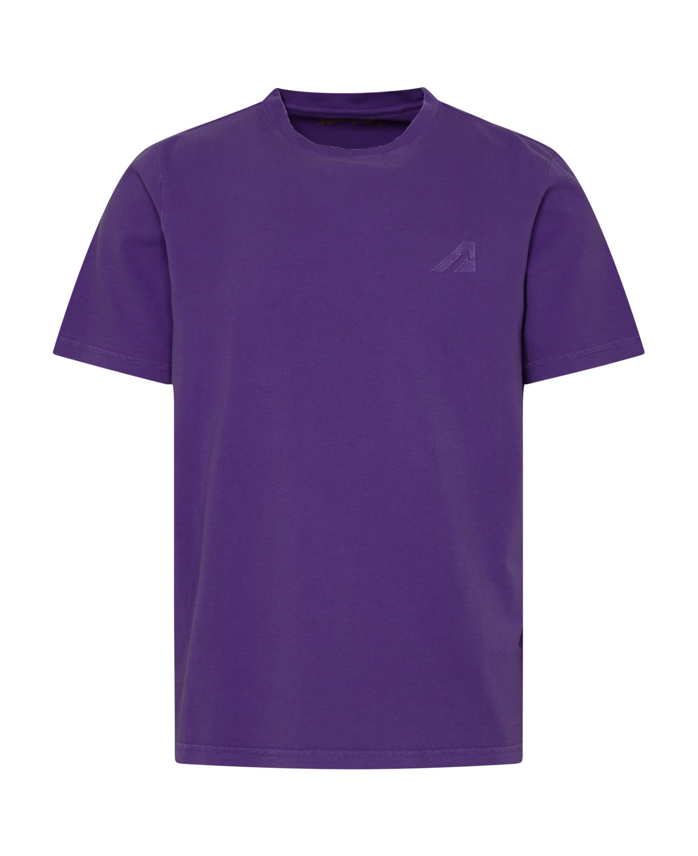 Autry Purple Cotton T-shirt - Lilla