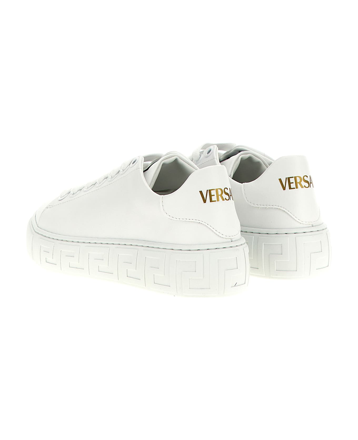 Versace 'greca' Sneakers - White
