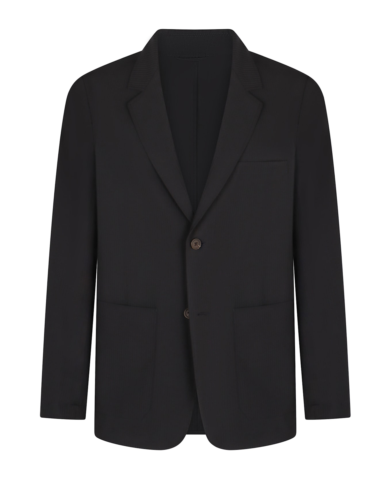 Emporio Armani Single-breasted Two-button Jacket - Blu Nav