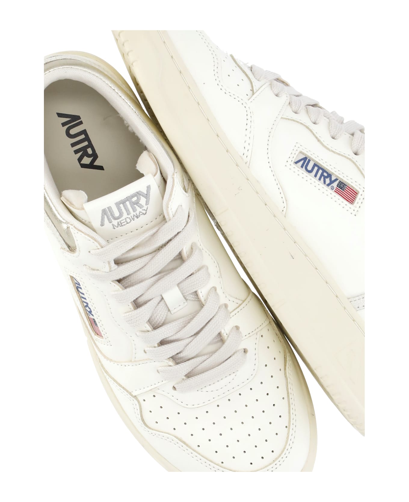 Autry Med-way Sneakers - Ivory