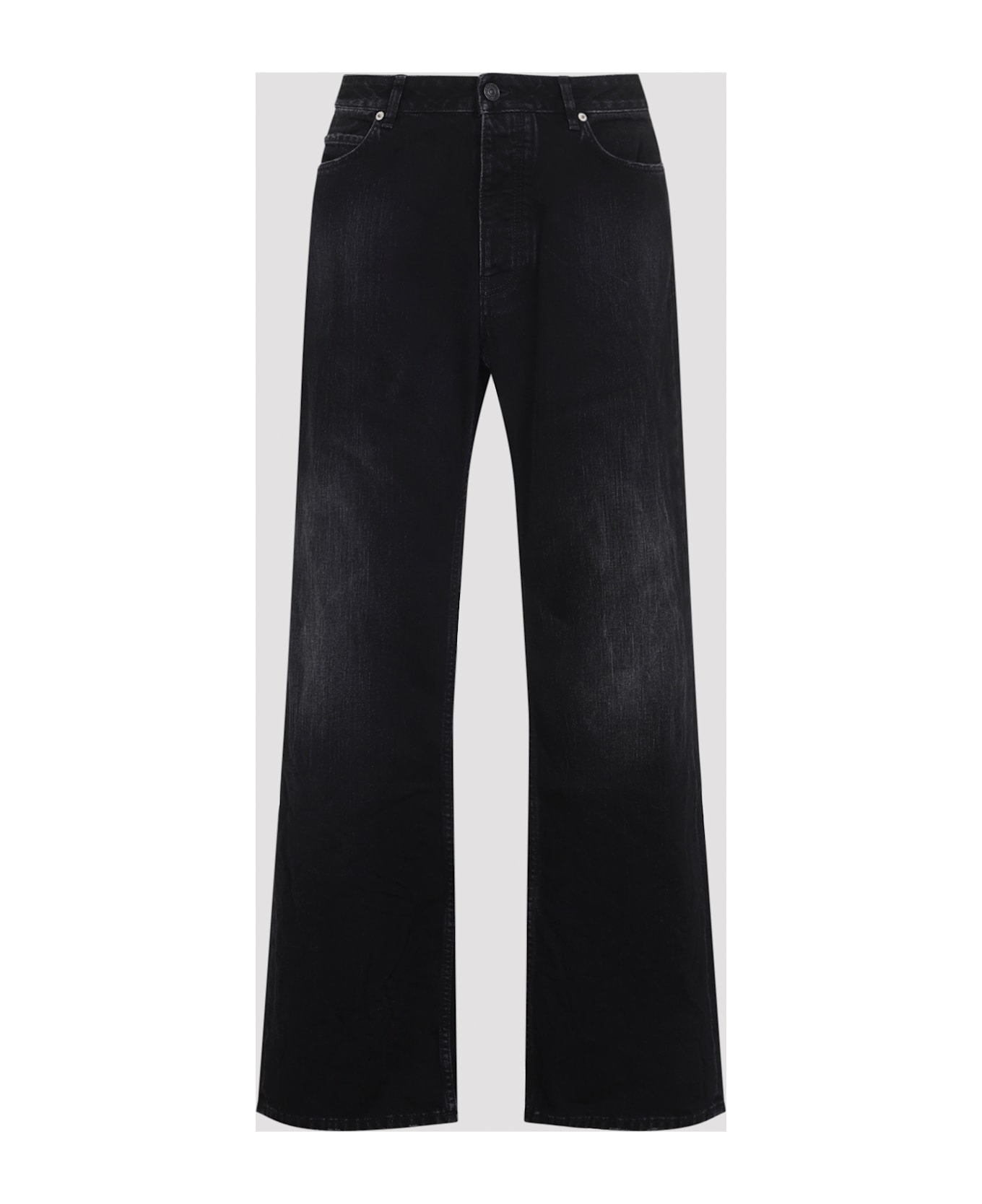 Balenciaga Distressed Jeans - Black Fade Out