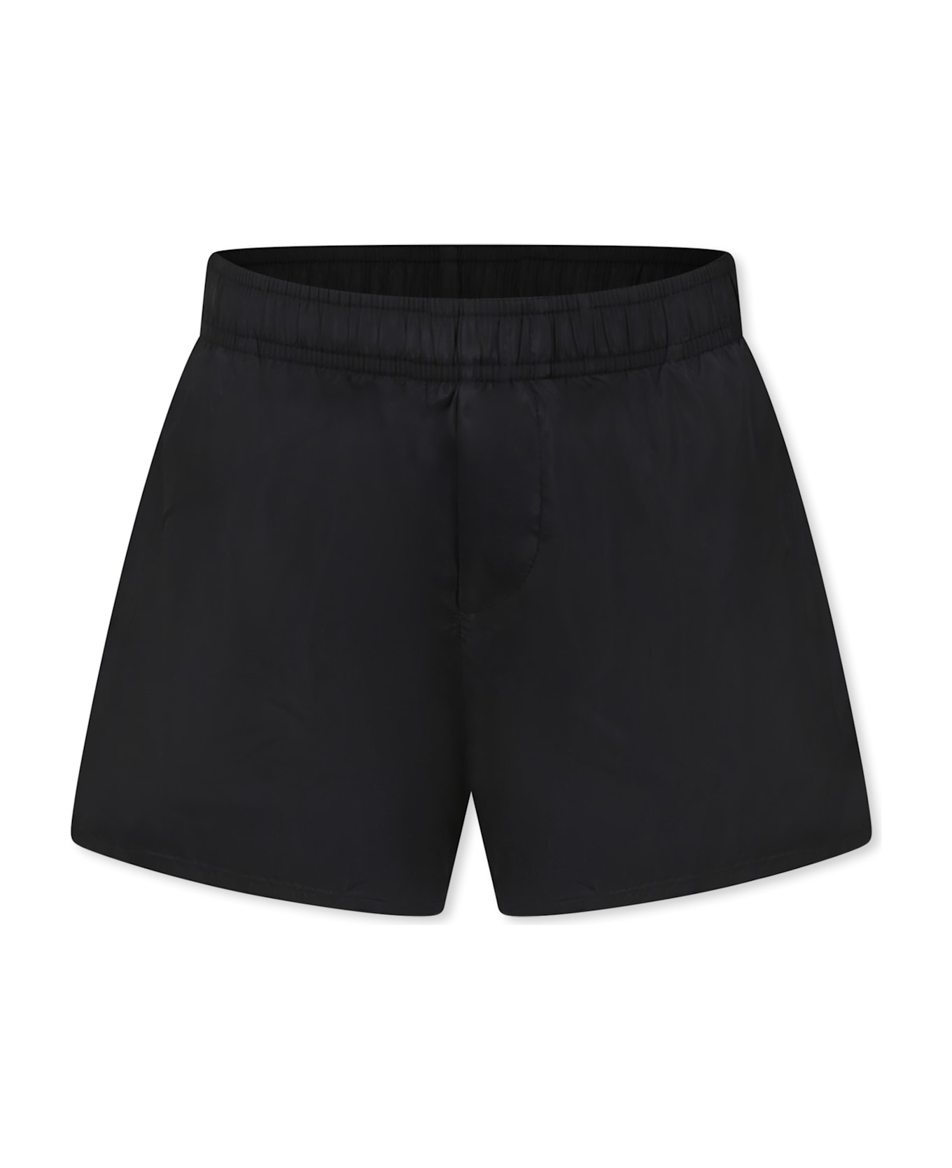 Dsquared2 Black Swim Shorts For Boy With Logo - Black