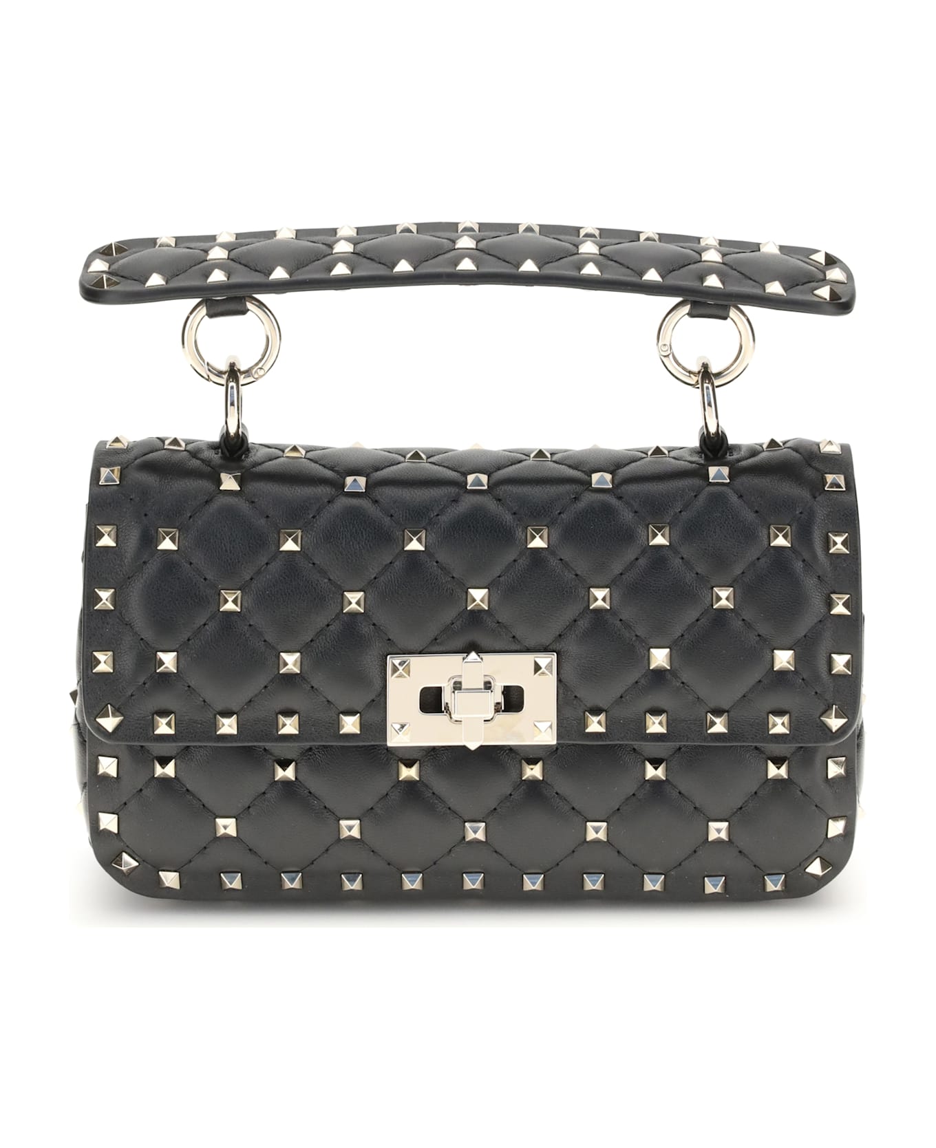 Valentino Garavani Small Leather Rockstud Spike Handbag
