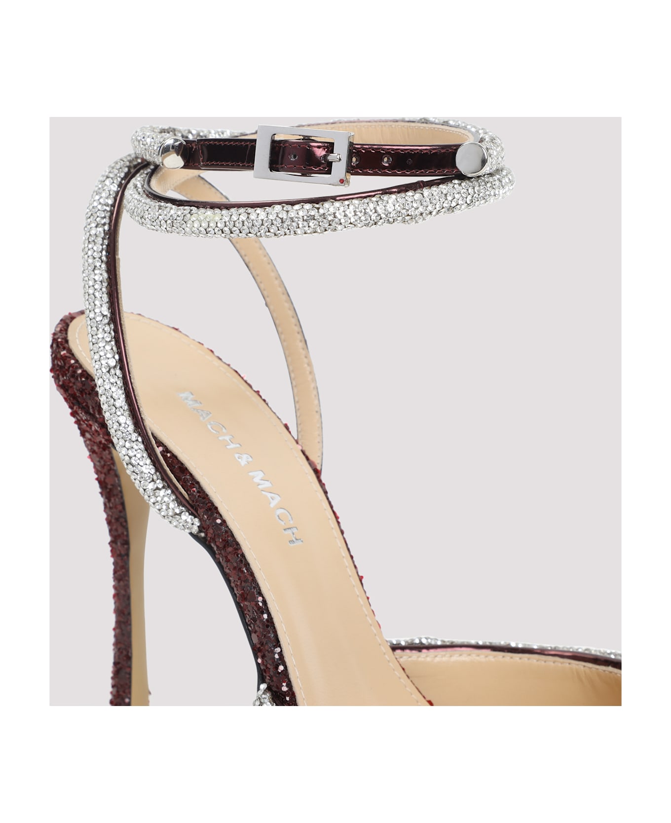 Mach & Mach Double Bow 110 Pumps - Bordeaux