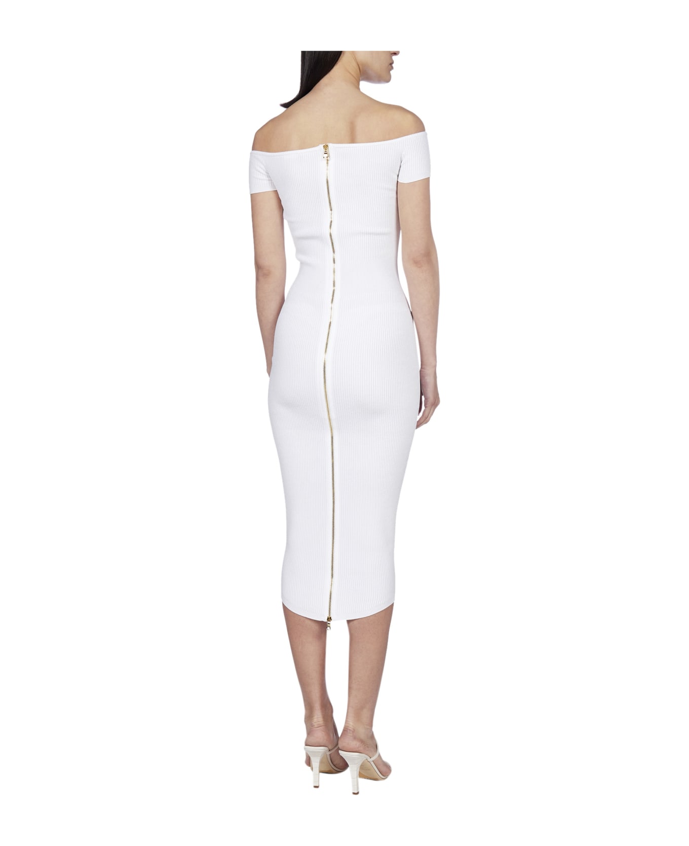 Balmain Dress - Blanc