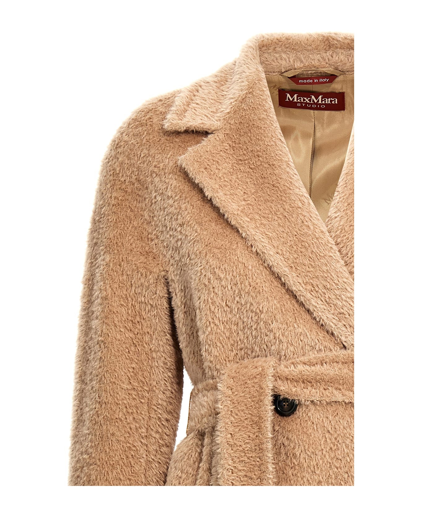 Max Mara Studio 'nilo' Coat - Beige