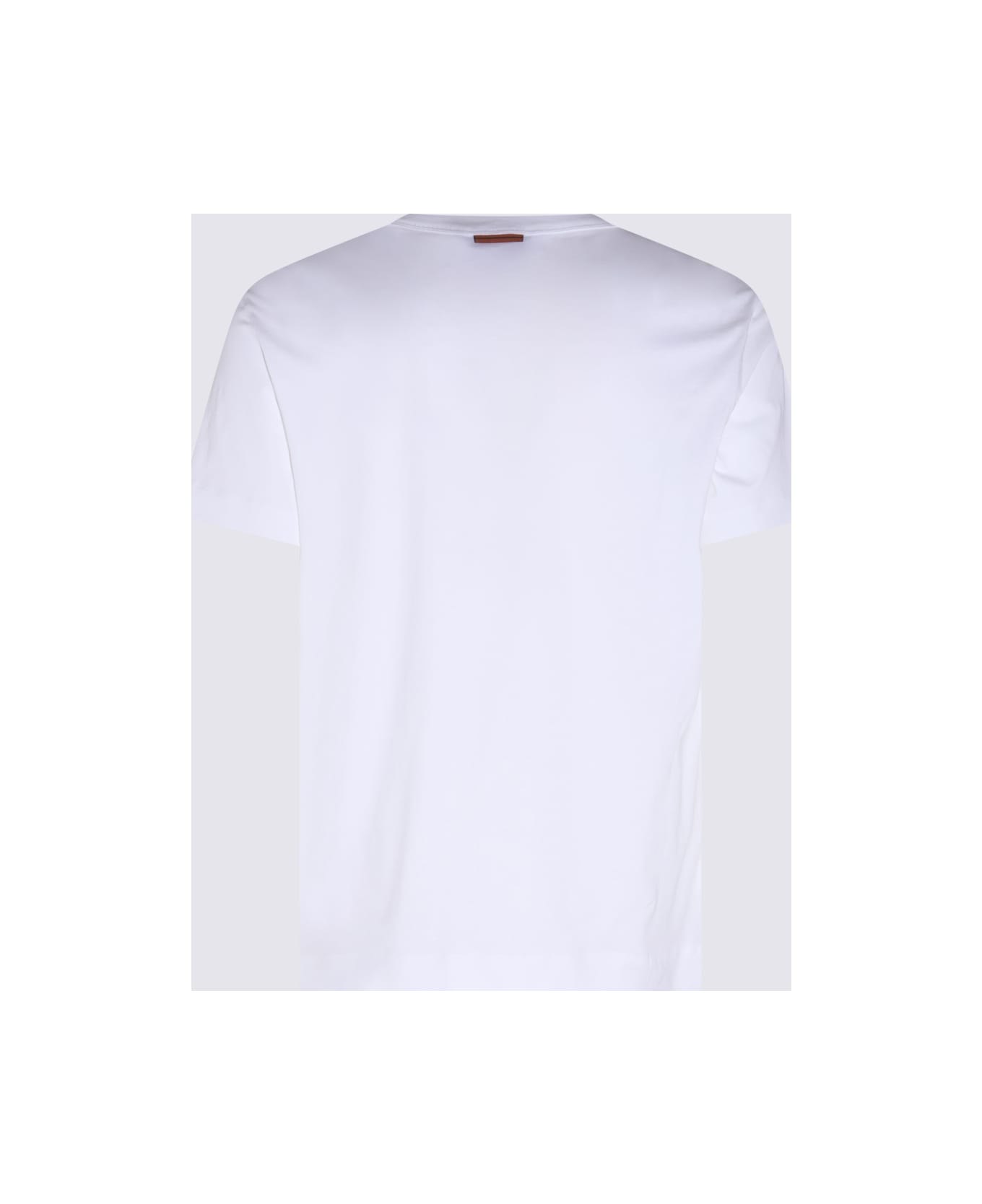 Zegna White Cotton T-shirt