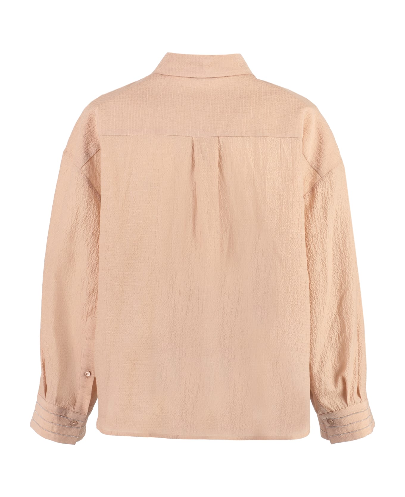 Peserico Silk-cotton Blend Shirt - Pale pink シャツ