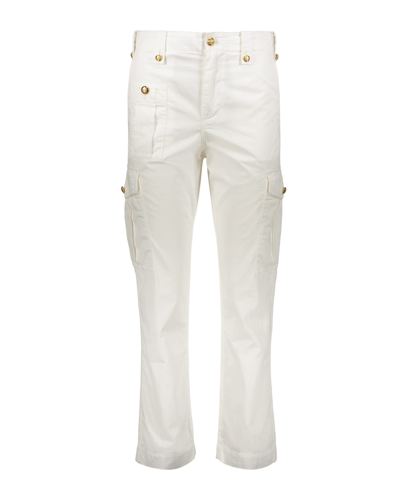 Celine Cargo Trousers - White