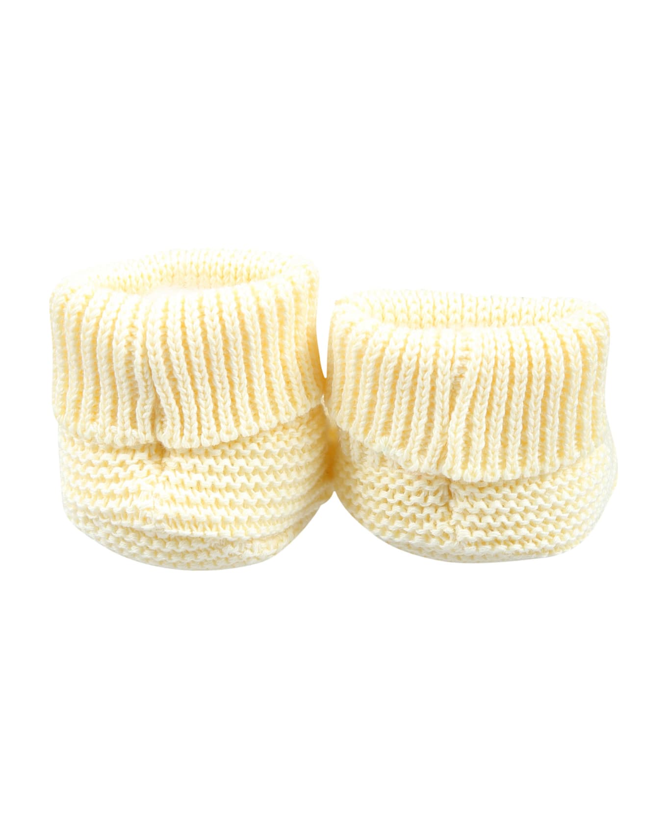 Little Bear Yellow Bootees For Baby Kids - Yellow