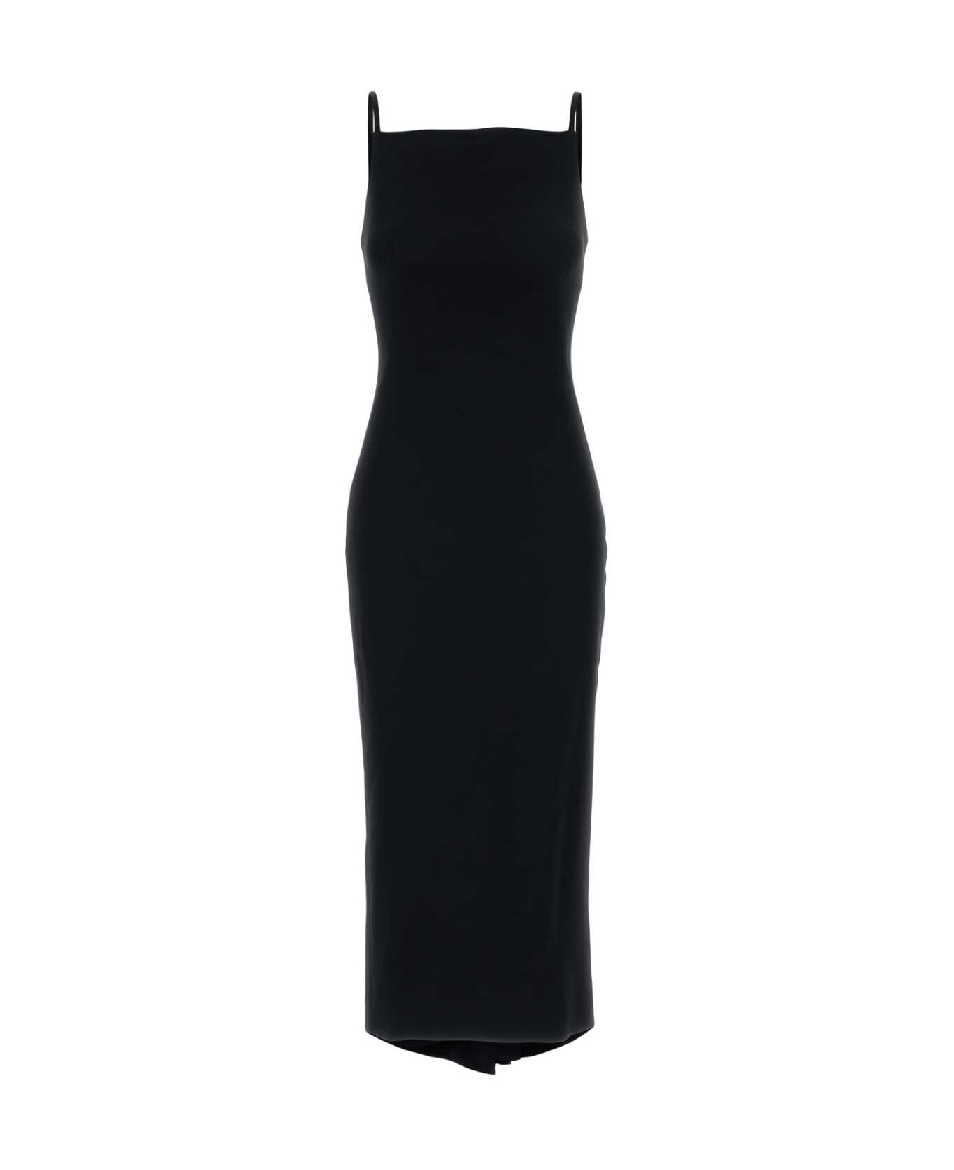 Givenchy Black Cady Dress - Black