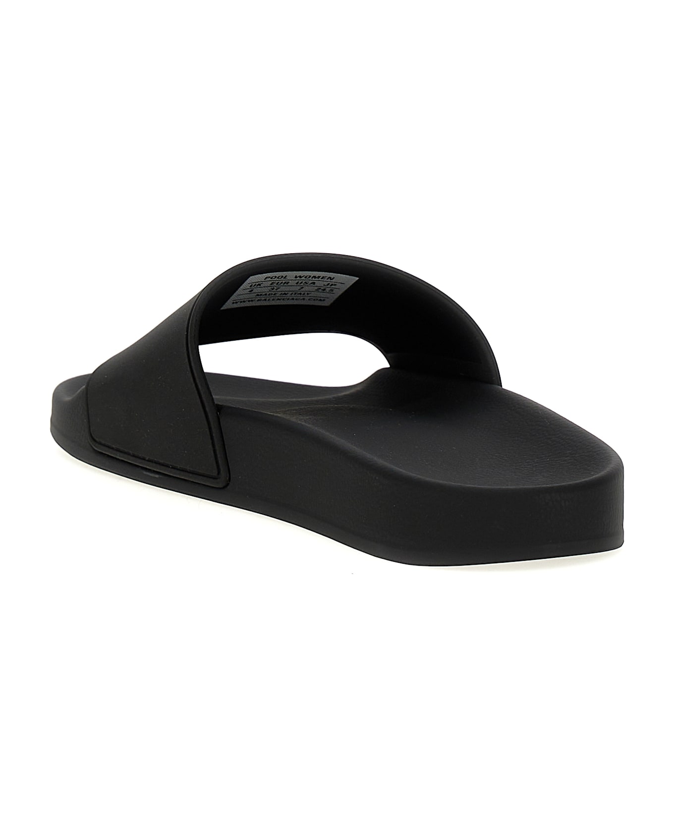 Balenciaga 
pool Slide
 Sandals - Black  