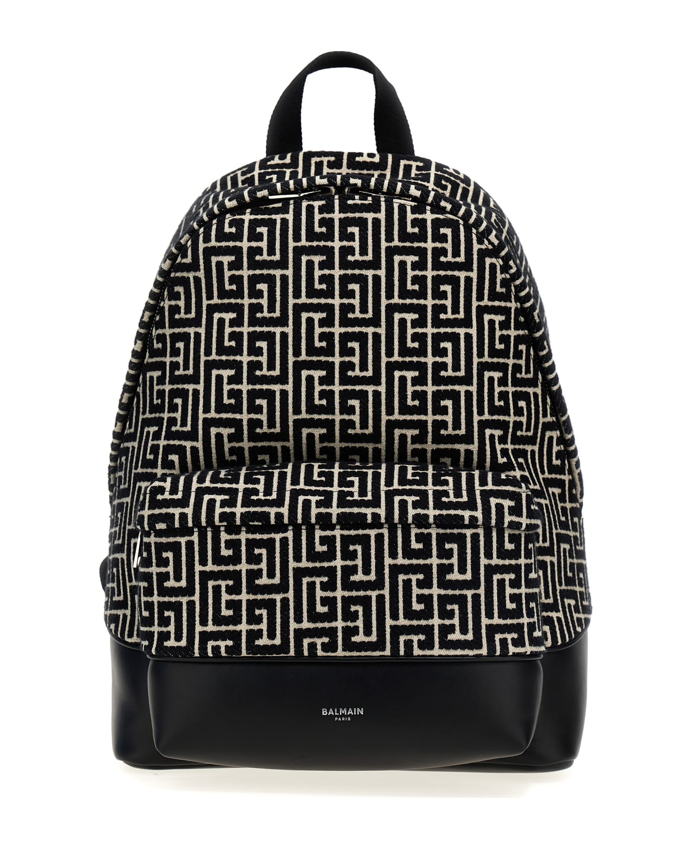 Balmain 'monogram' Backpack - White/Black