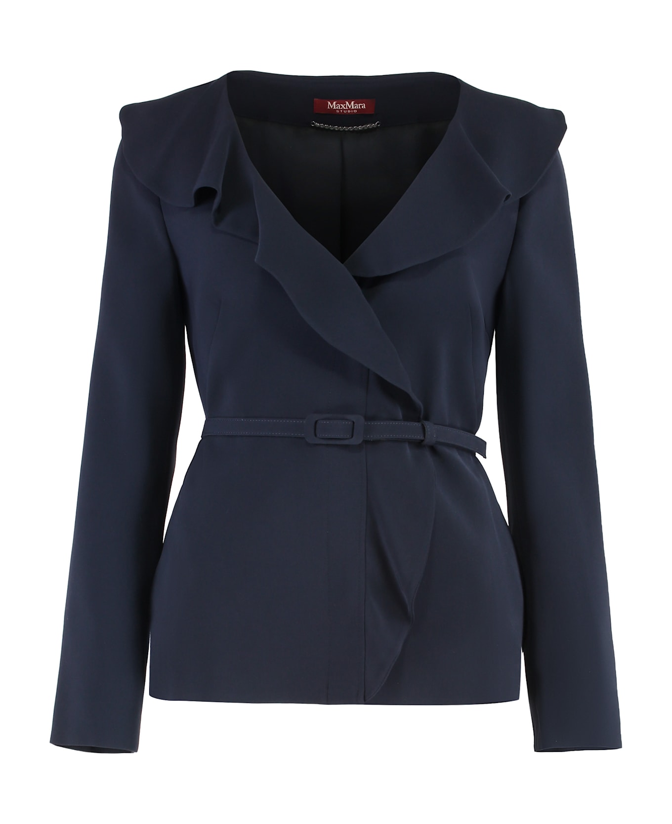 Max Mara Studio Galizia Cady Jacket - blue