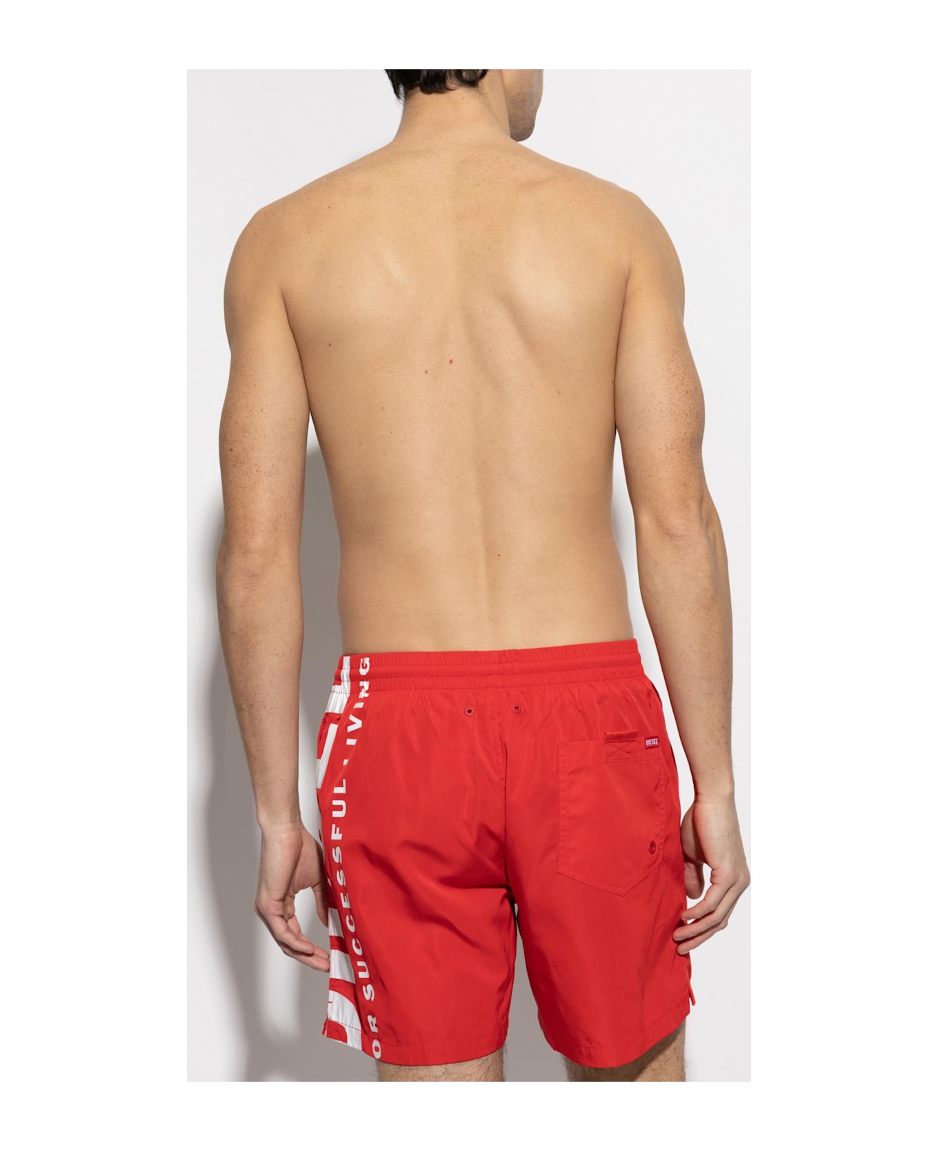 Diesel Swim Trunks Rio-41-d-core - RED