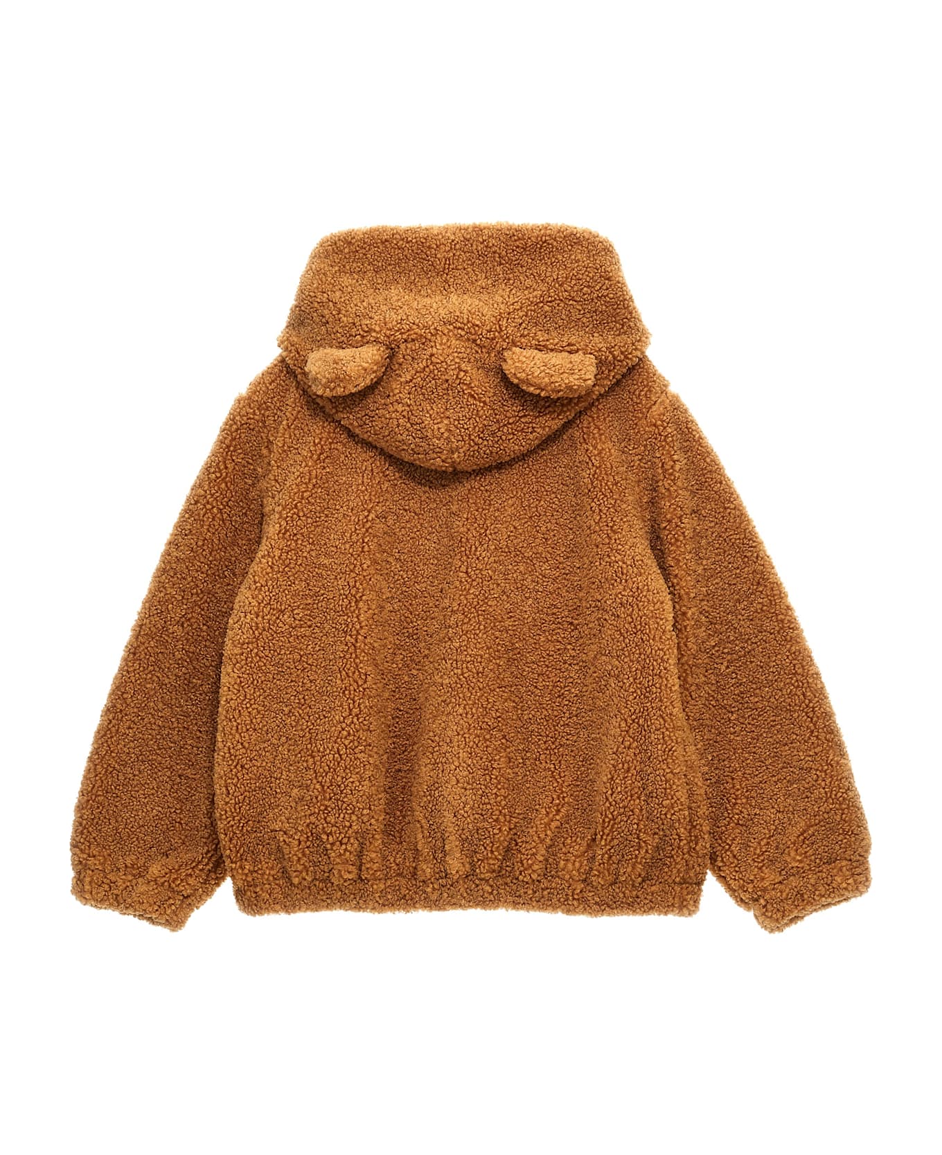 Moschino Faux Fur Hooded Jacket - Brown コート＆ジャケット