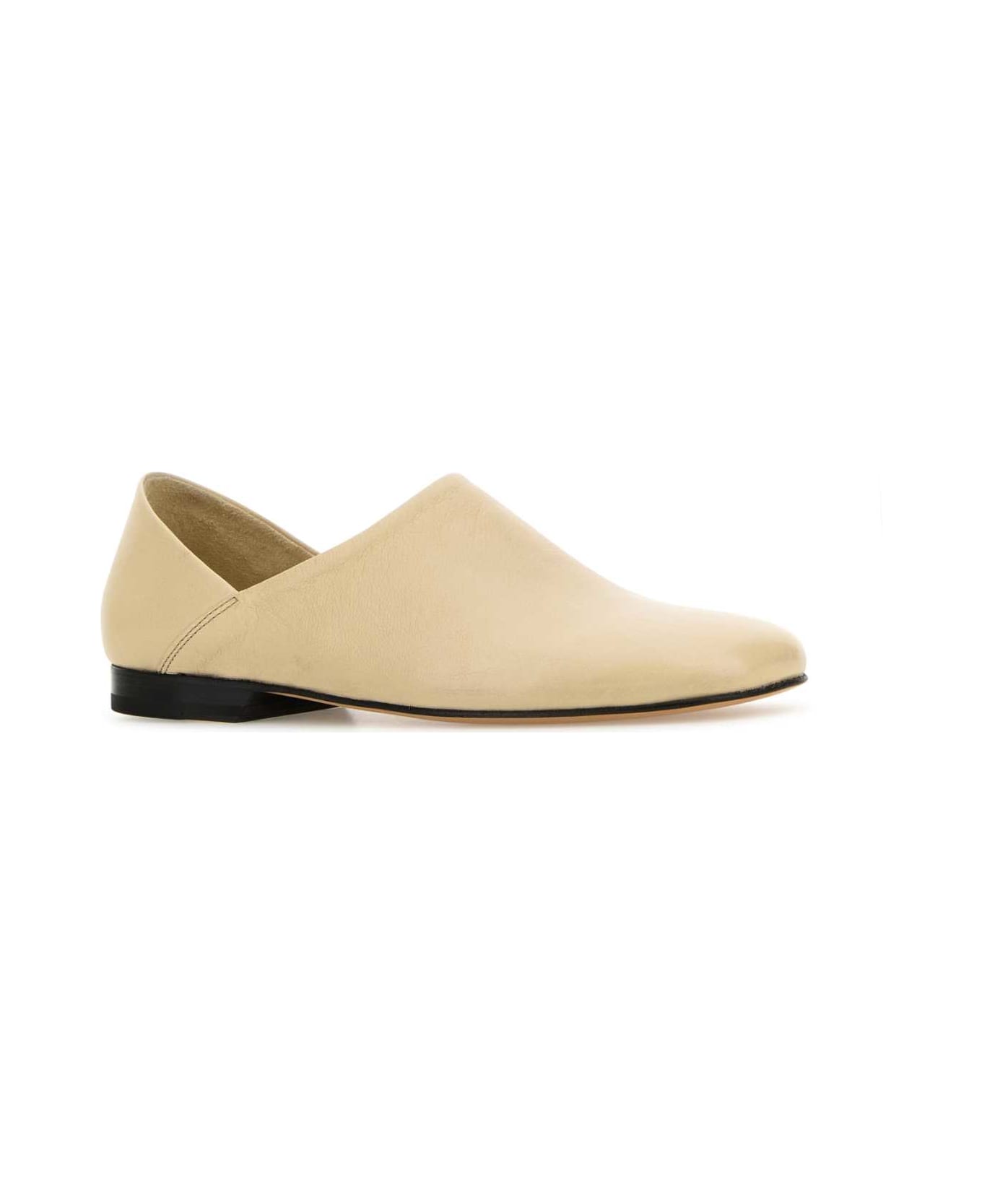 Lemaire Sand Leather Loafers - MIST