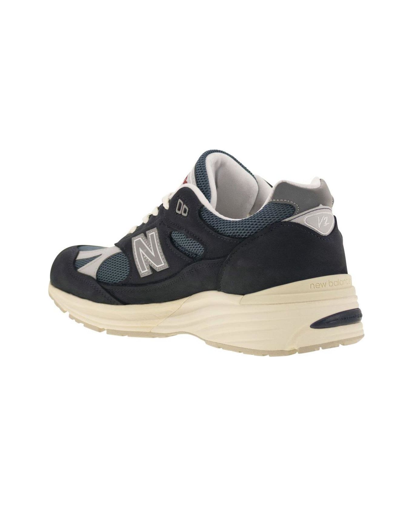New Balance Made In Uk 991v2 Sneakers - BLUE/GREY