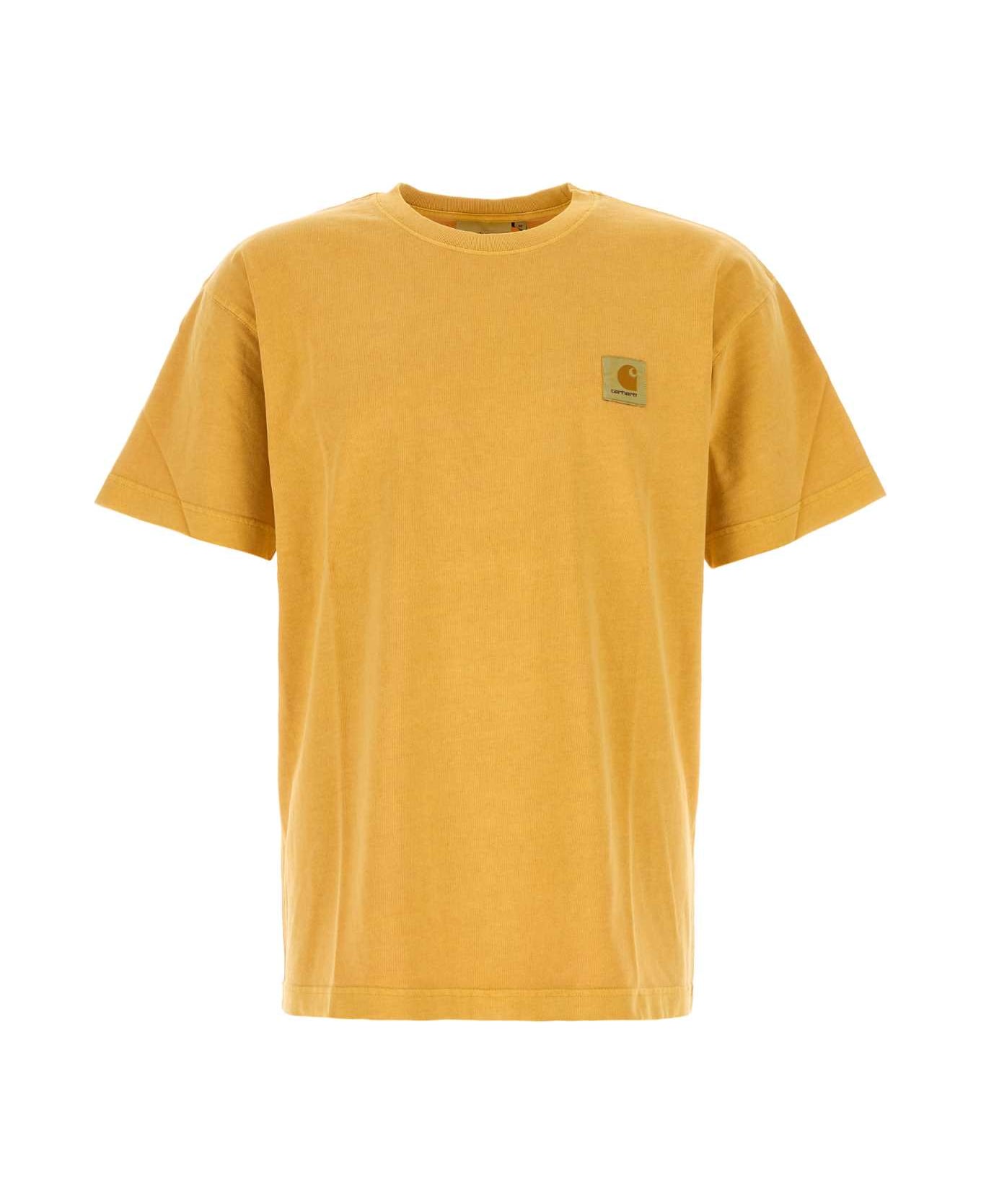 Carhartt Mustard Cotton Vista S/s T-shirt - WINTERSPICE