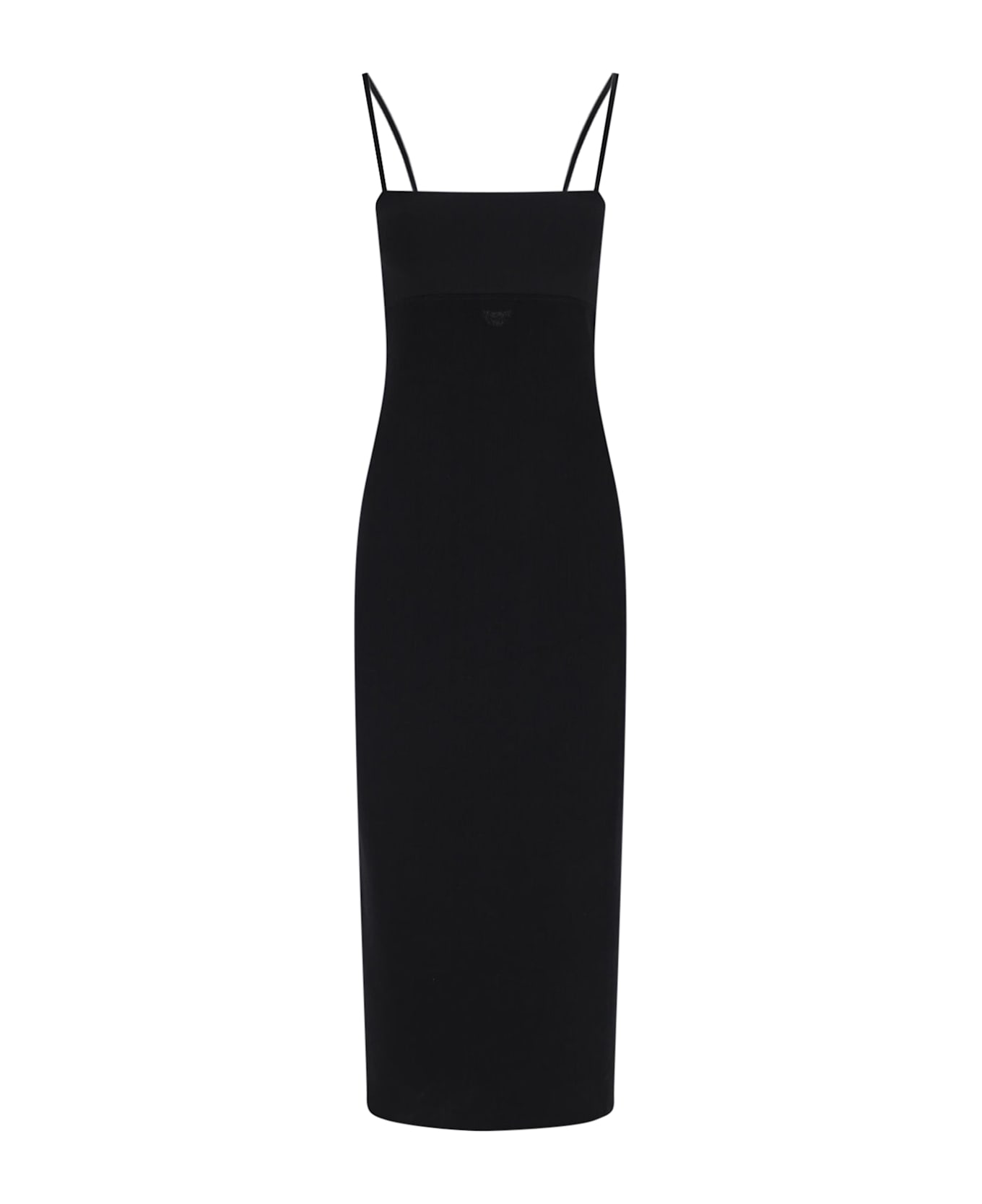 Alexander Wang Logo Midi Dress - Black  