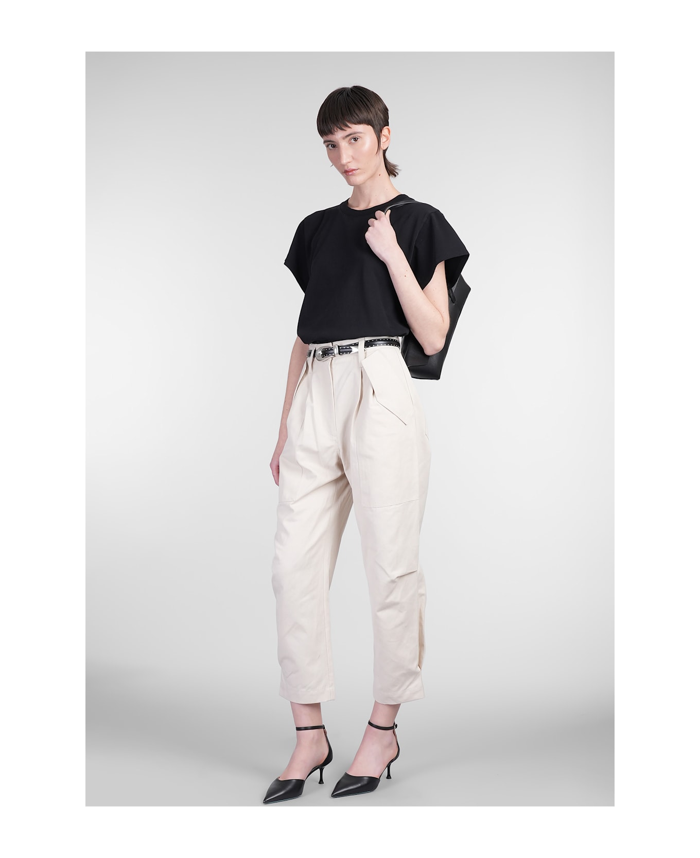IRO Ceirsey T-shirt In Black Cotton - black