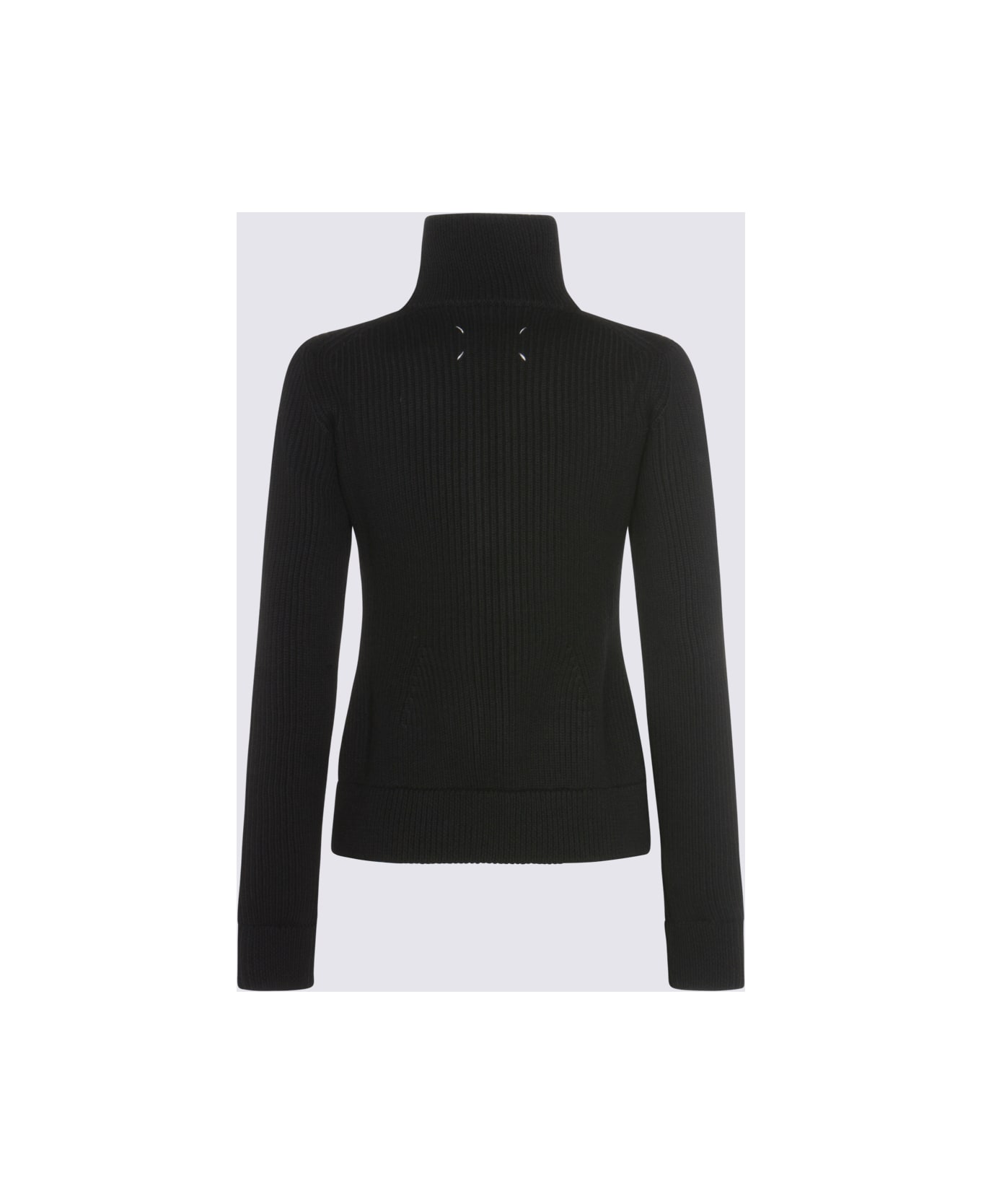 Maison Margiela Black Wool Knitwear - Black
