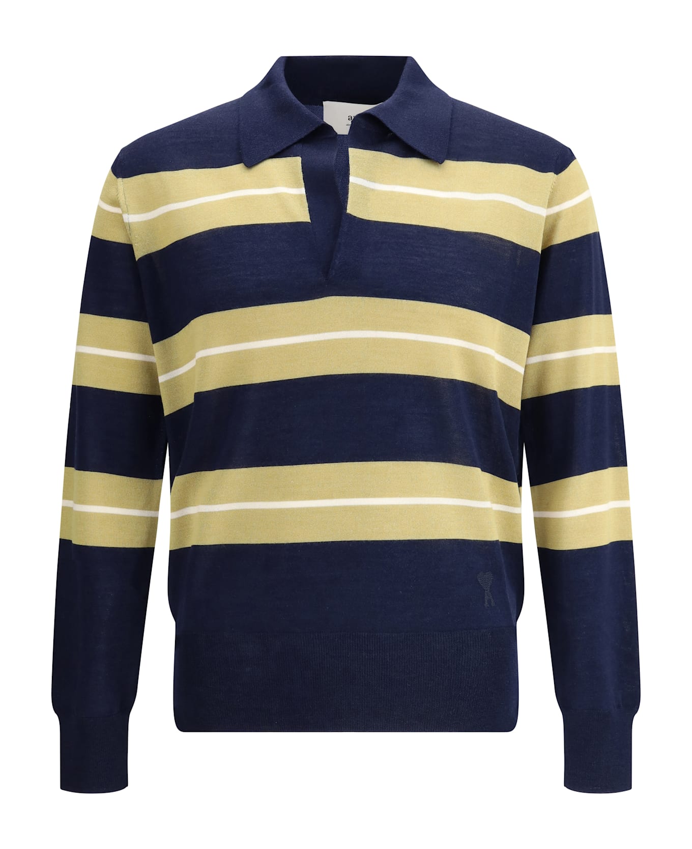 Ami Alexandre Mattiussi Raye Polo Shirt