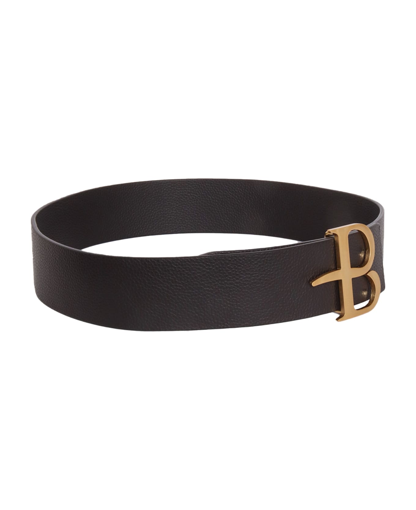 Ballantyne Logo Buckle Belt - BROWN