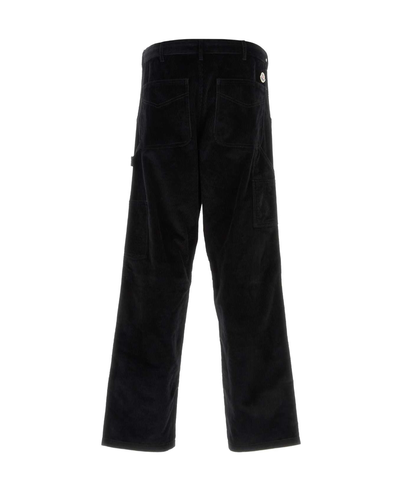 Moncler Black Corduroy Pant - 999