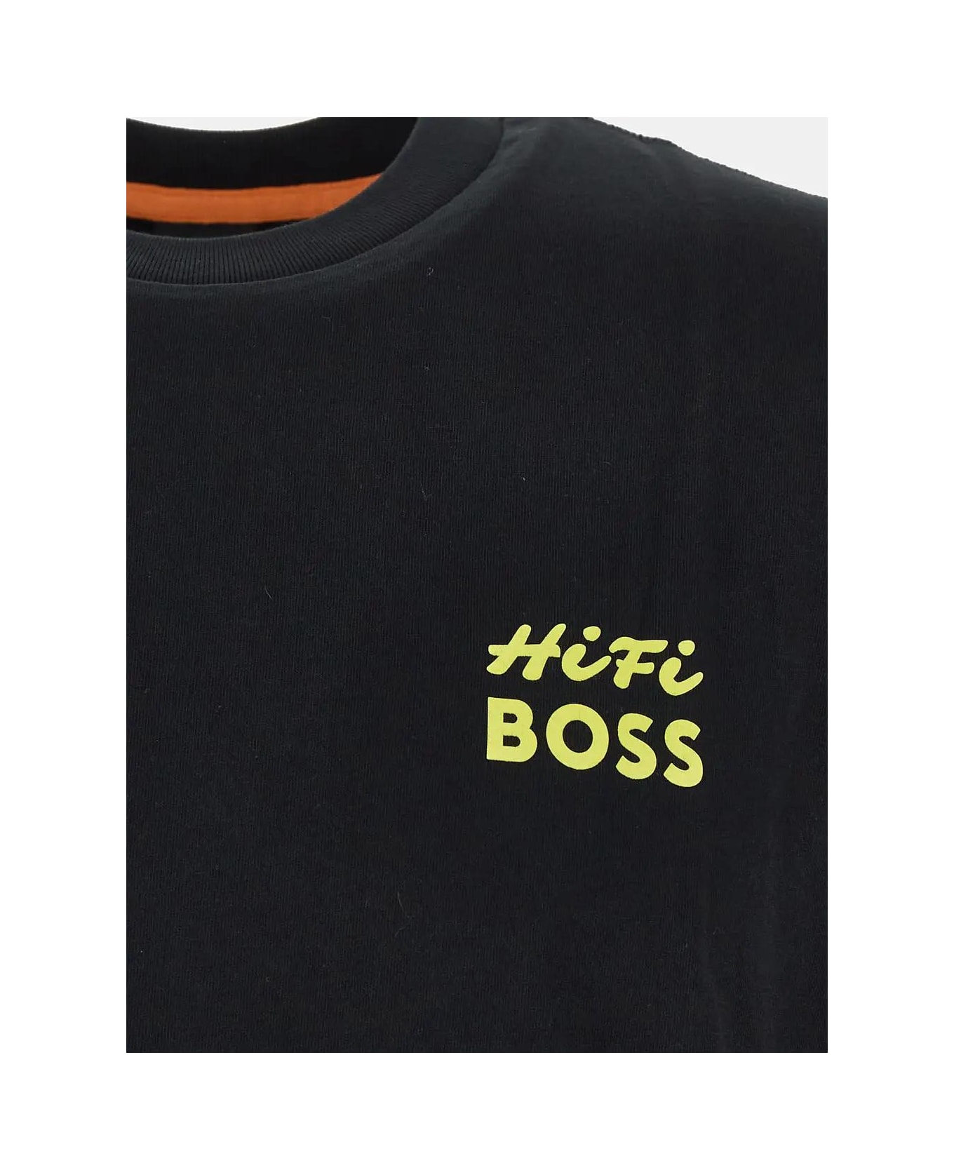 Hugo Boss Logo T-shirt - BLACK シャツ