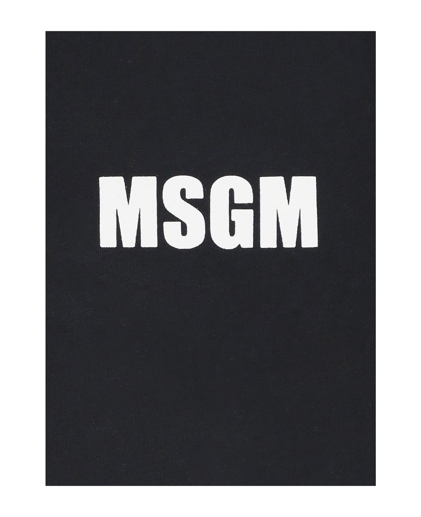 MSGM Logo T-shirt - BLACK Tシャツ＆ポロシャツ