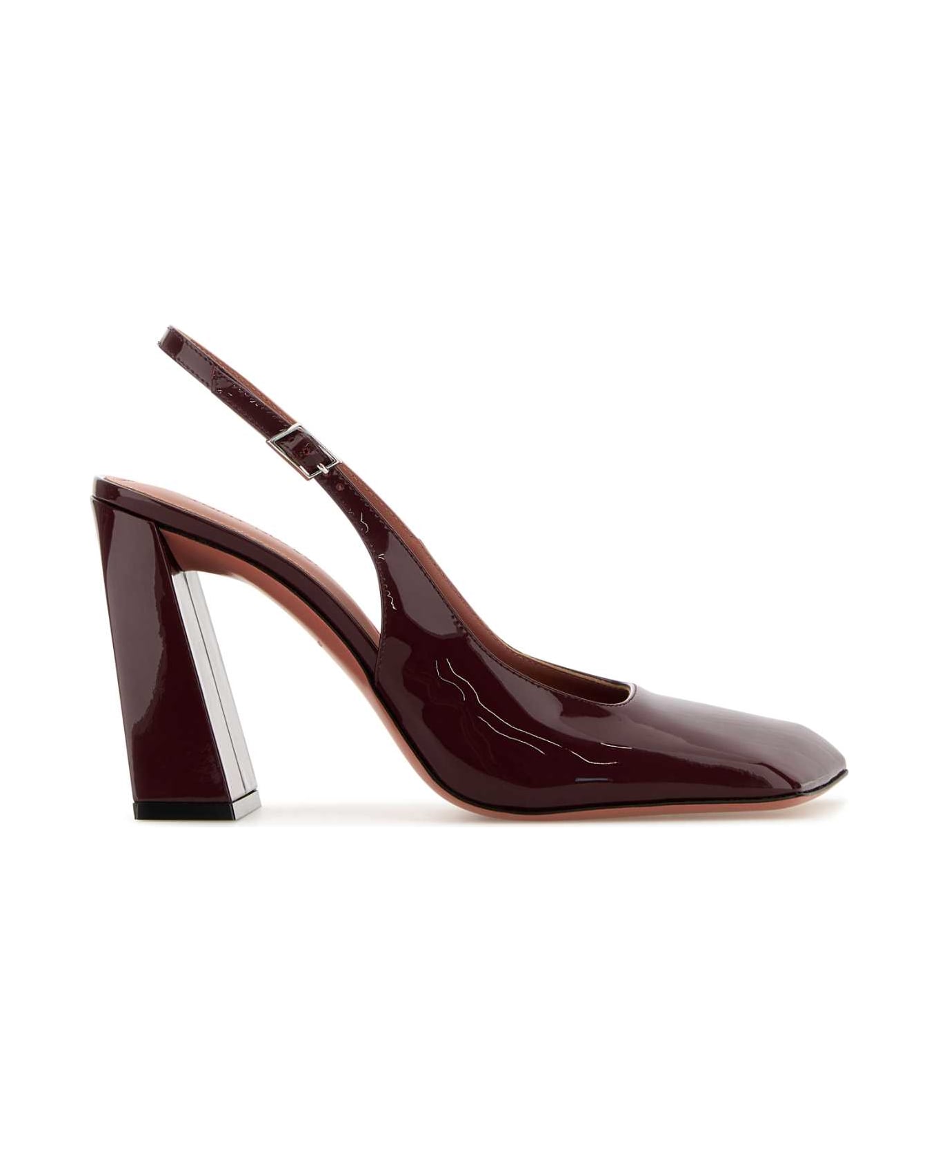 サンダル・ミュール AMINA MUADDI Grape leather Charlotte pumps Amina Muaddi Grape Leather Charlotte Pumps | italist, ALWAYS