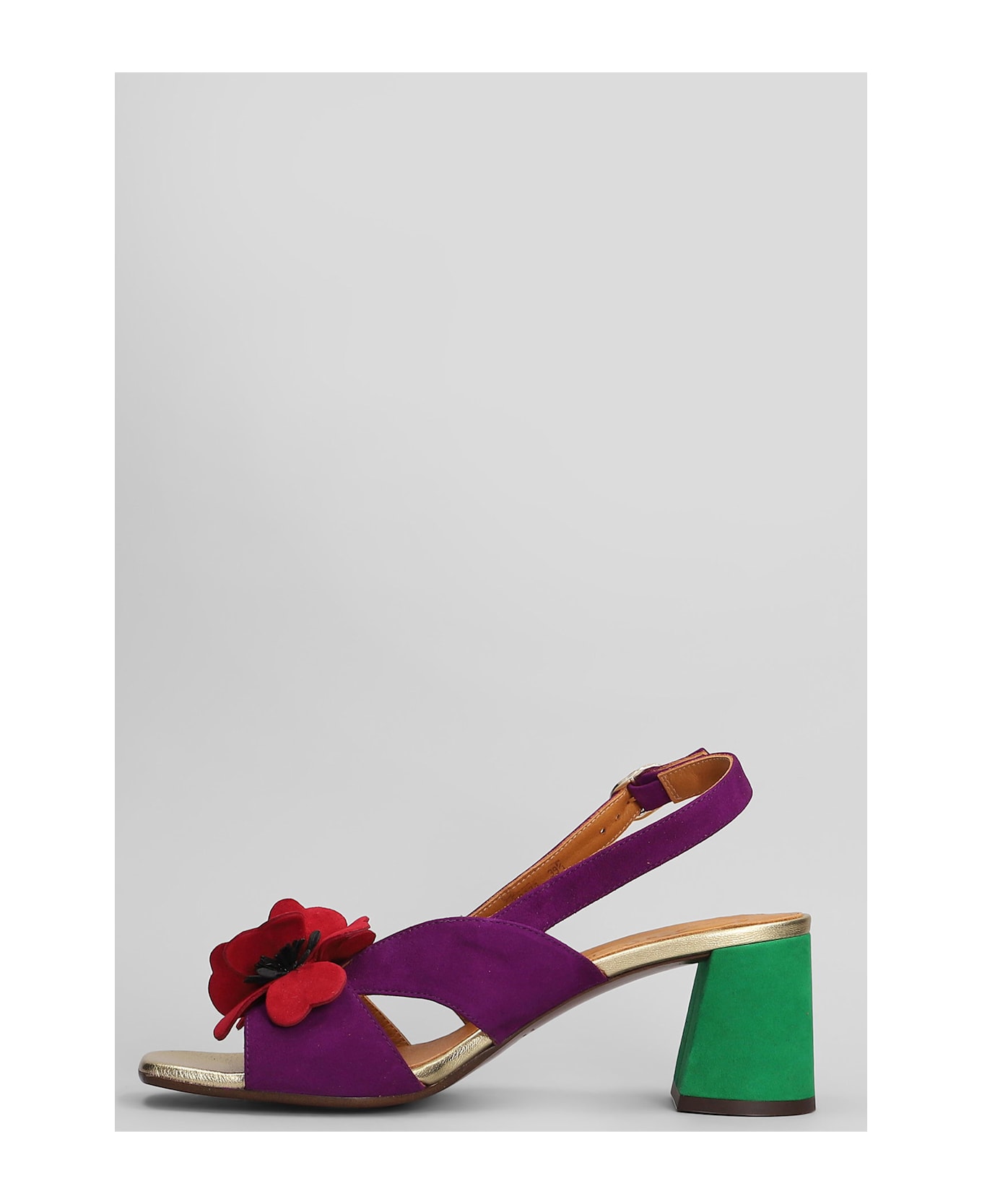 Chie Mihara Rutina 46 Pumps In Viola Suede - Viola
