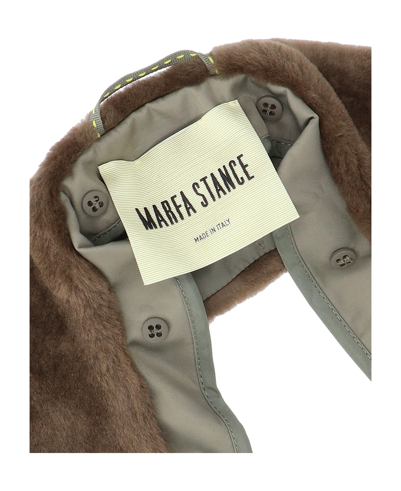 Marfa Stance Shearling Collar - Green