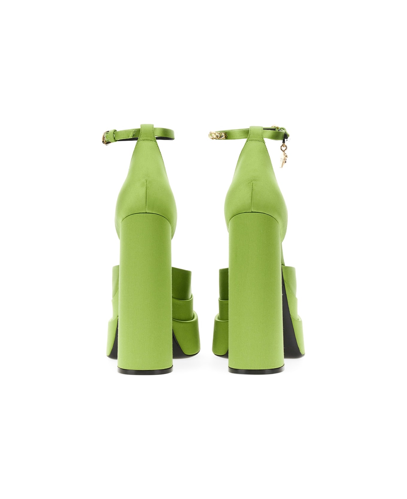 Versace Platform Pumps "medusa Aevitas" - GREEN