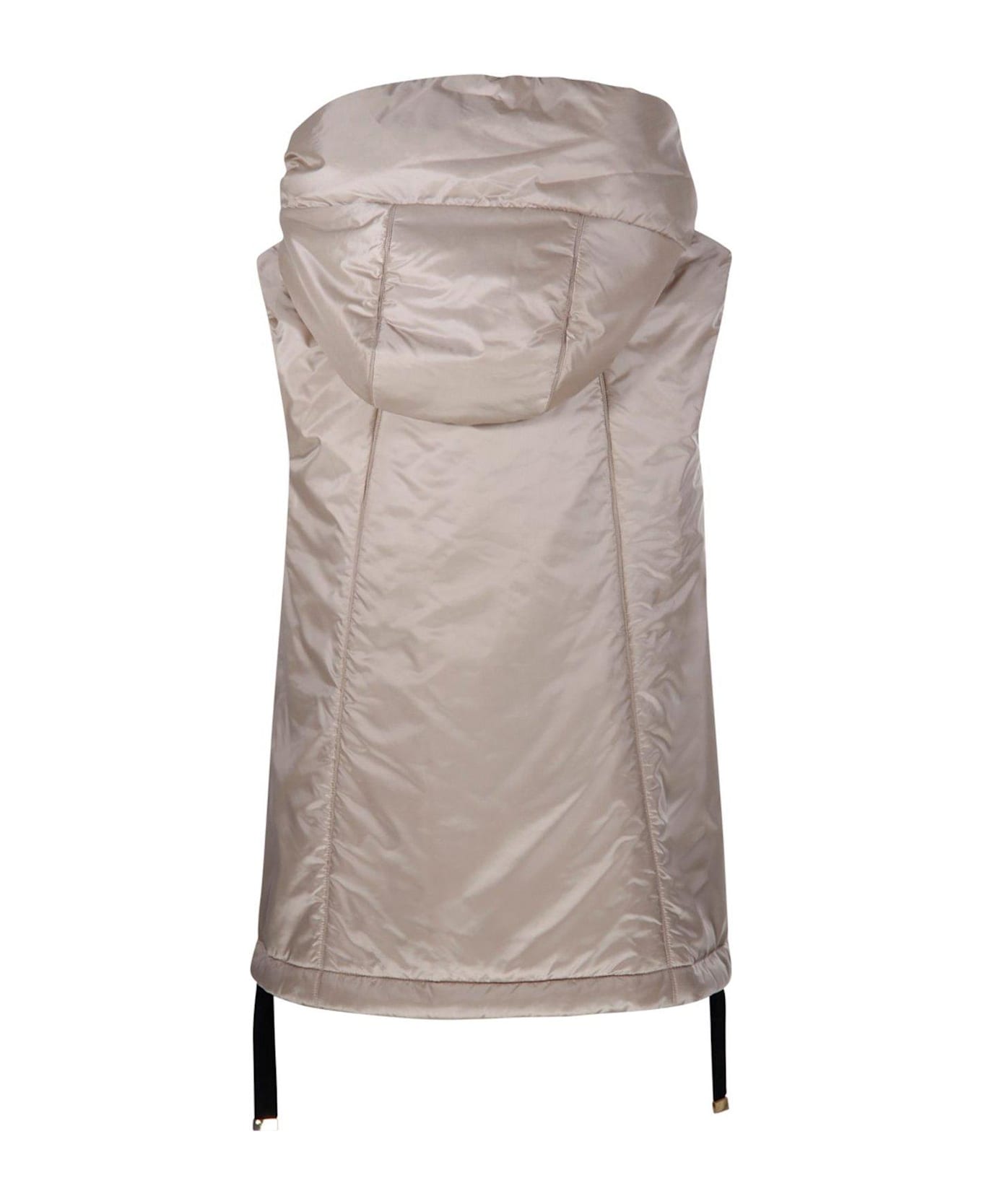 Max Mara The Cube Greengo Zip-up Drawstring Gilet - Beige