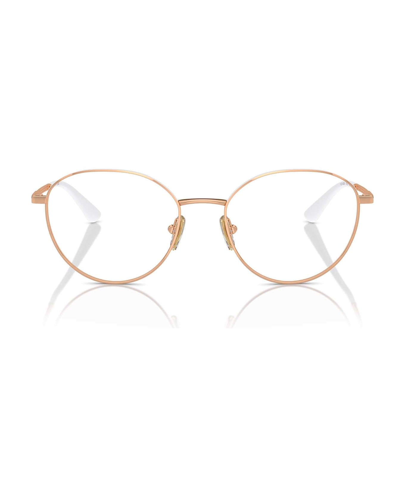 Vogue Eyewear Vo4306 Rose Gold / Top White Glasses - Rose Gold / Top White アイウェア