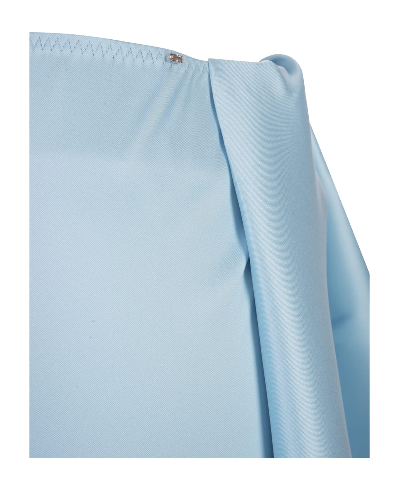 SportMax Light Blue Beira Shorts Skirt - Cielo