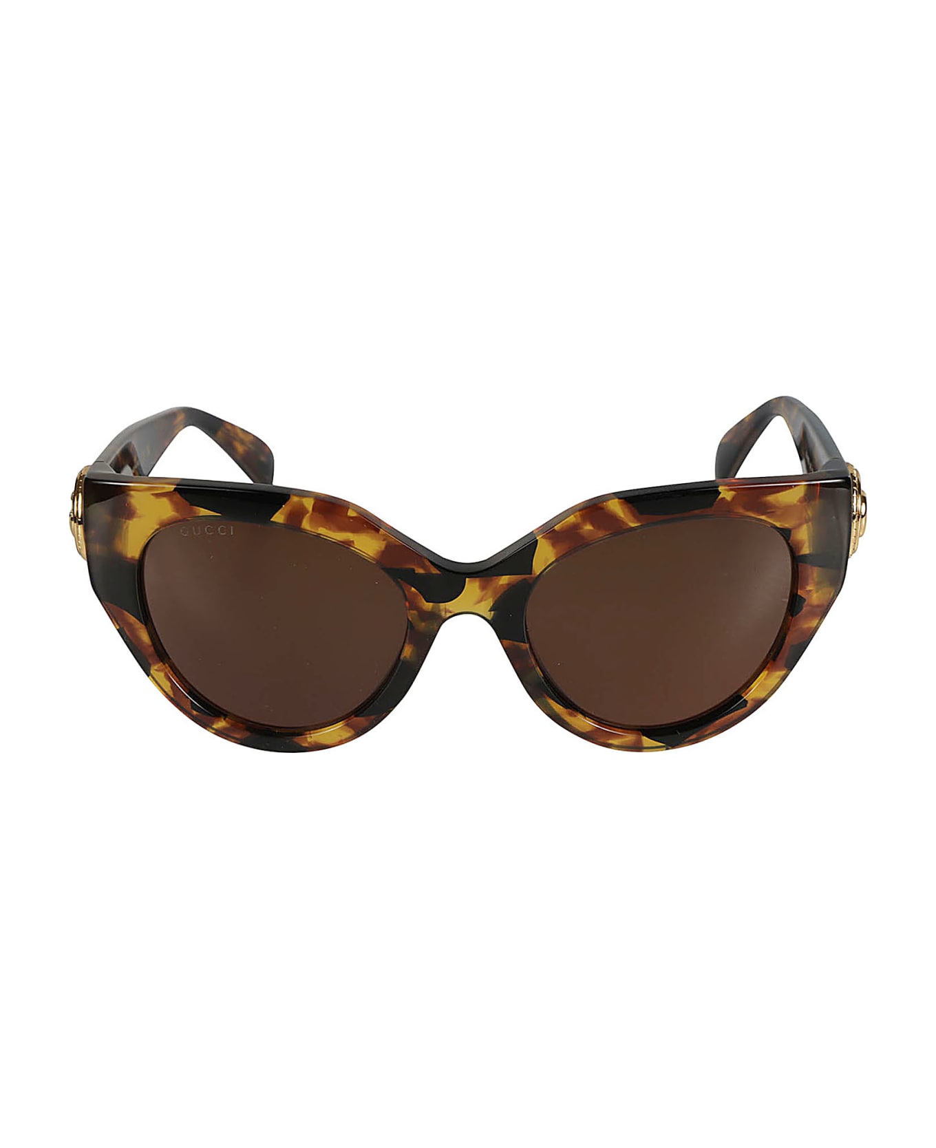 Gucci Eyewear Cat-eye Sunglasses - Havana