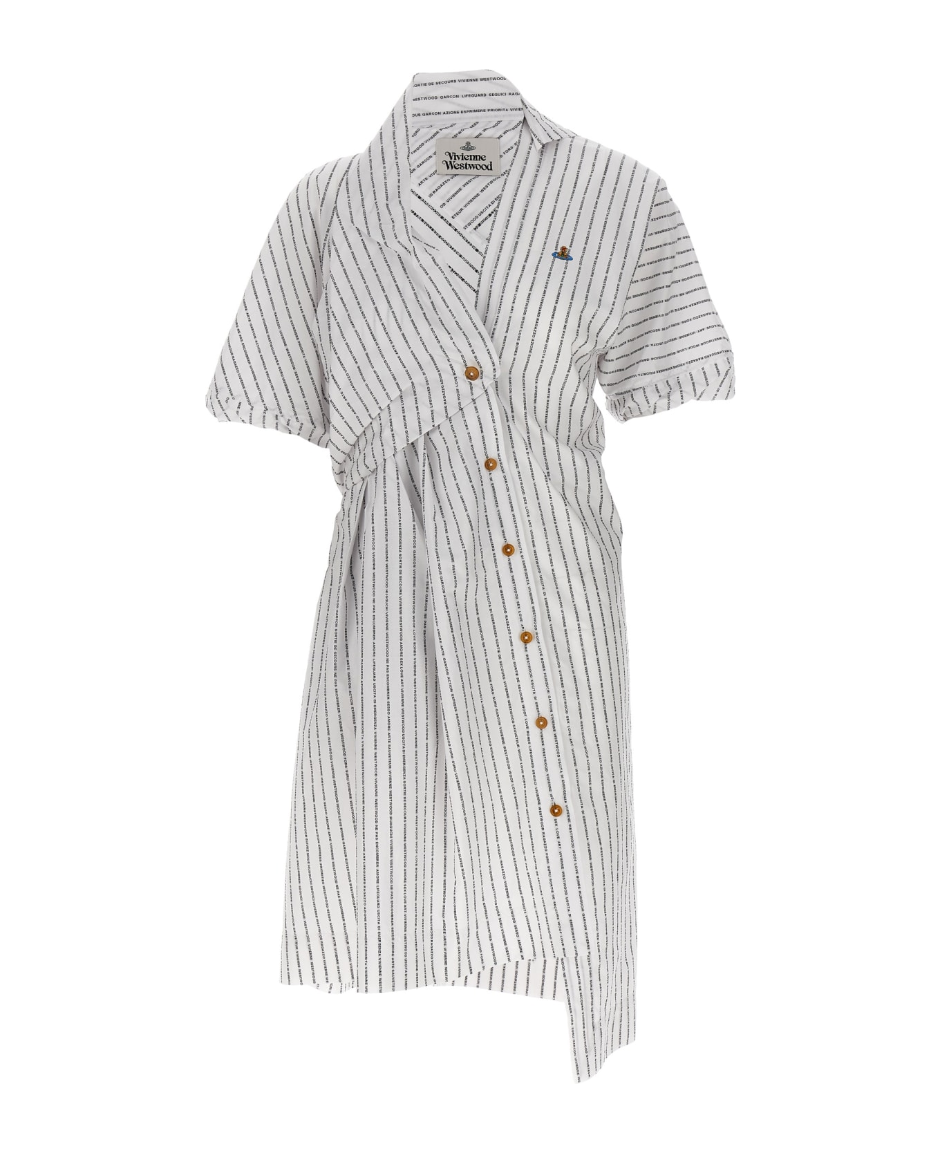 Vivienne Westwood 'natalia' Dress - White/Black ワンピース＆ドレス
